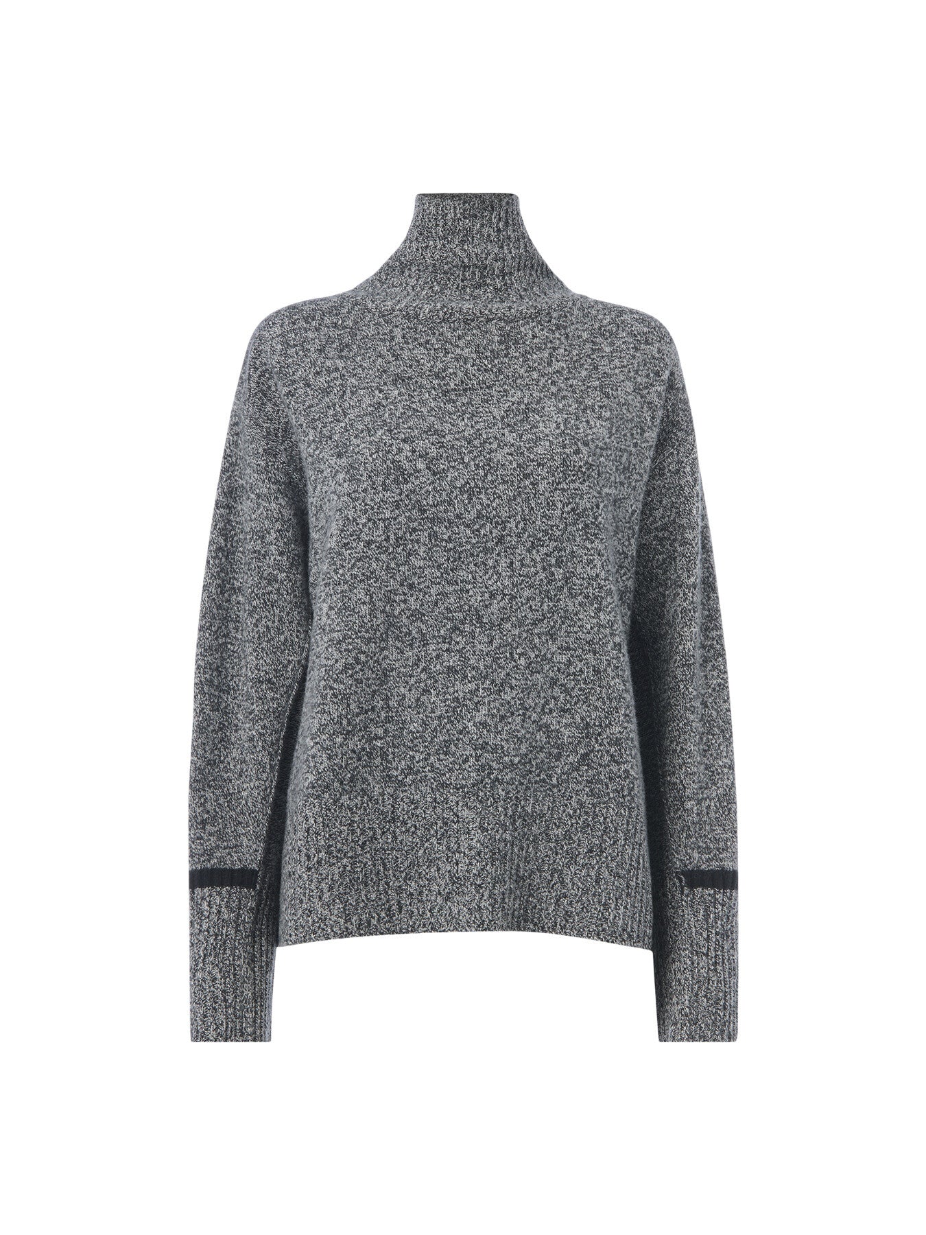 Wool Fleck Roll Neck Knit