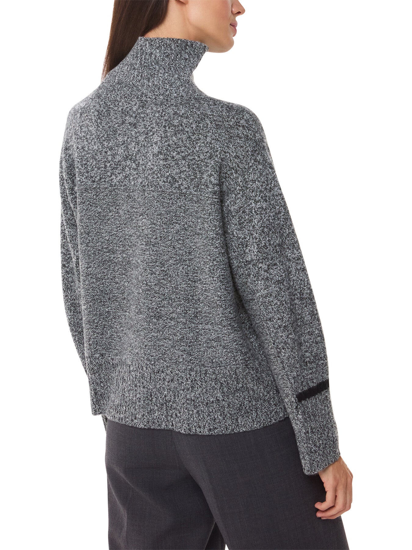 Wool Fleck Roll Neck Knit