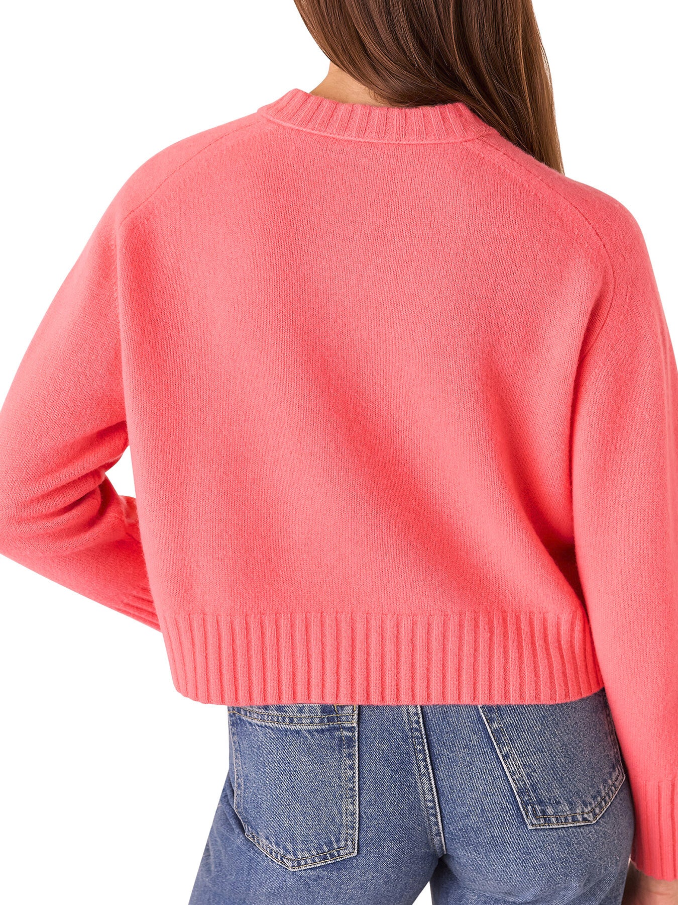 Wool V Neck Knitted Jumper