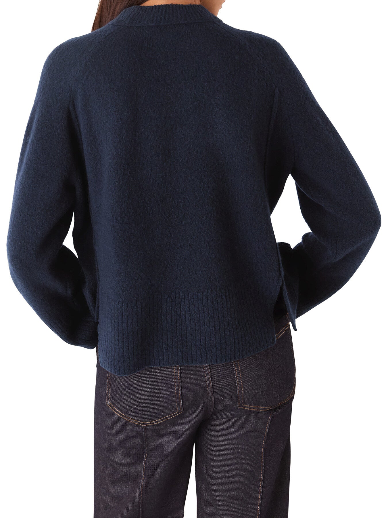 Wool Mix Side Split Knit
