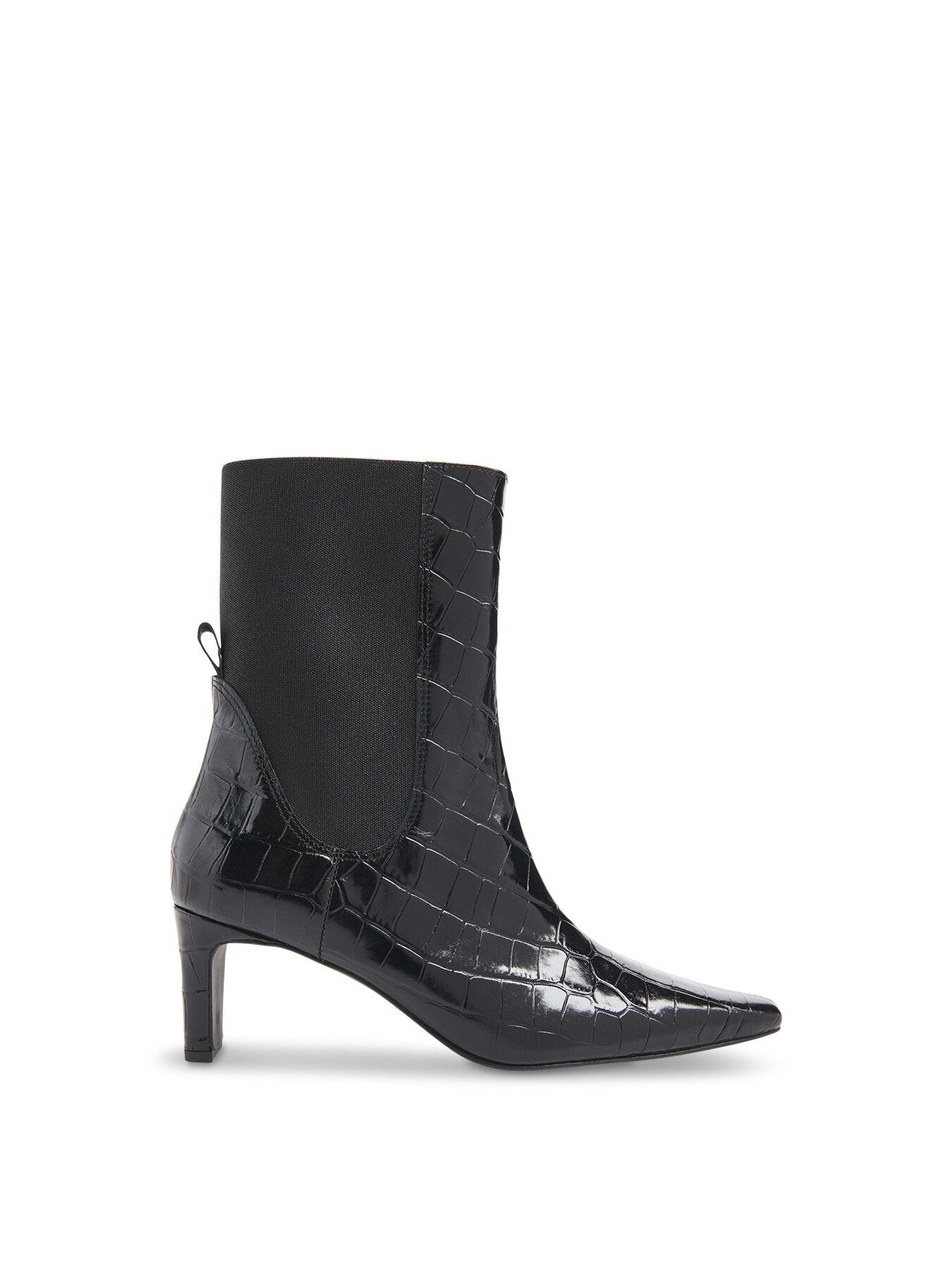 Darla Croc Heeled Boot