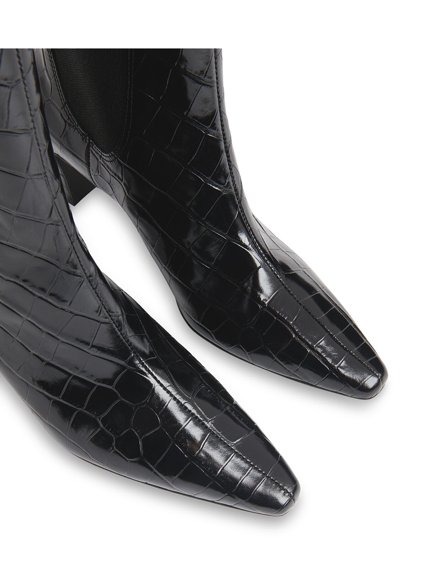 Darla Croc Heeled Boot