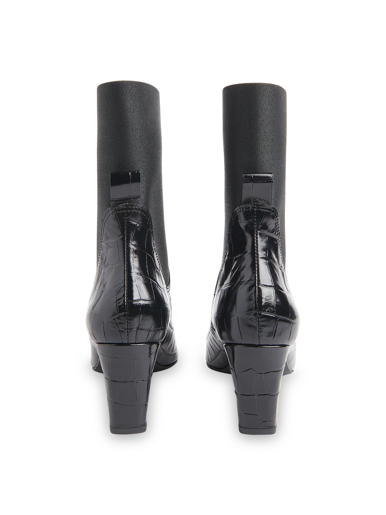Darla Croc Heeled Boot