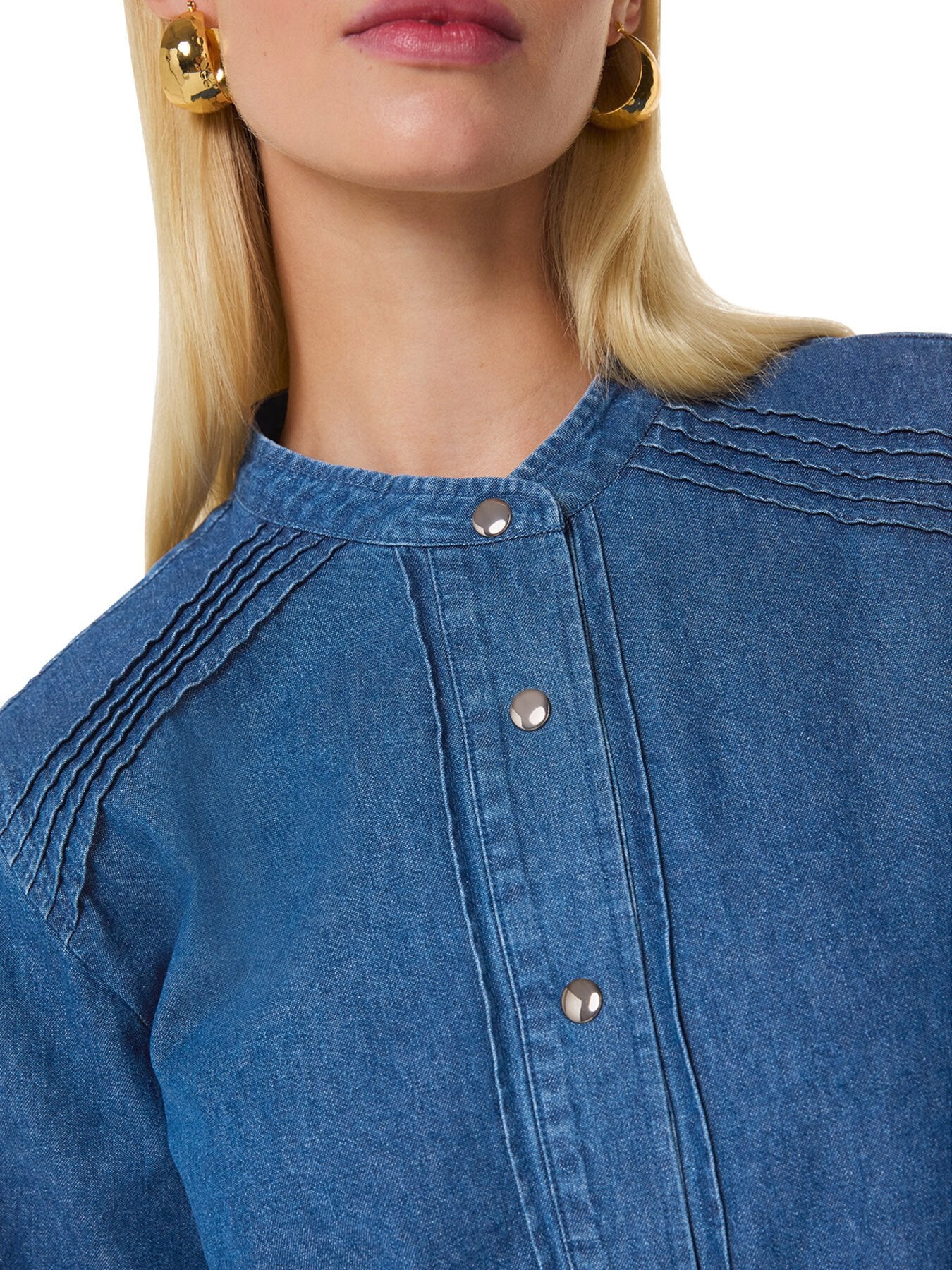 Pintuck Detail Shirt