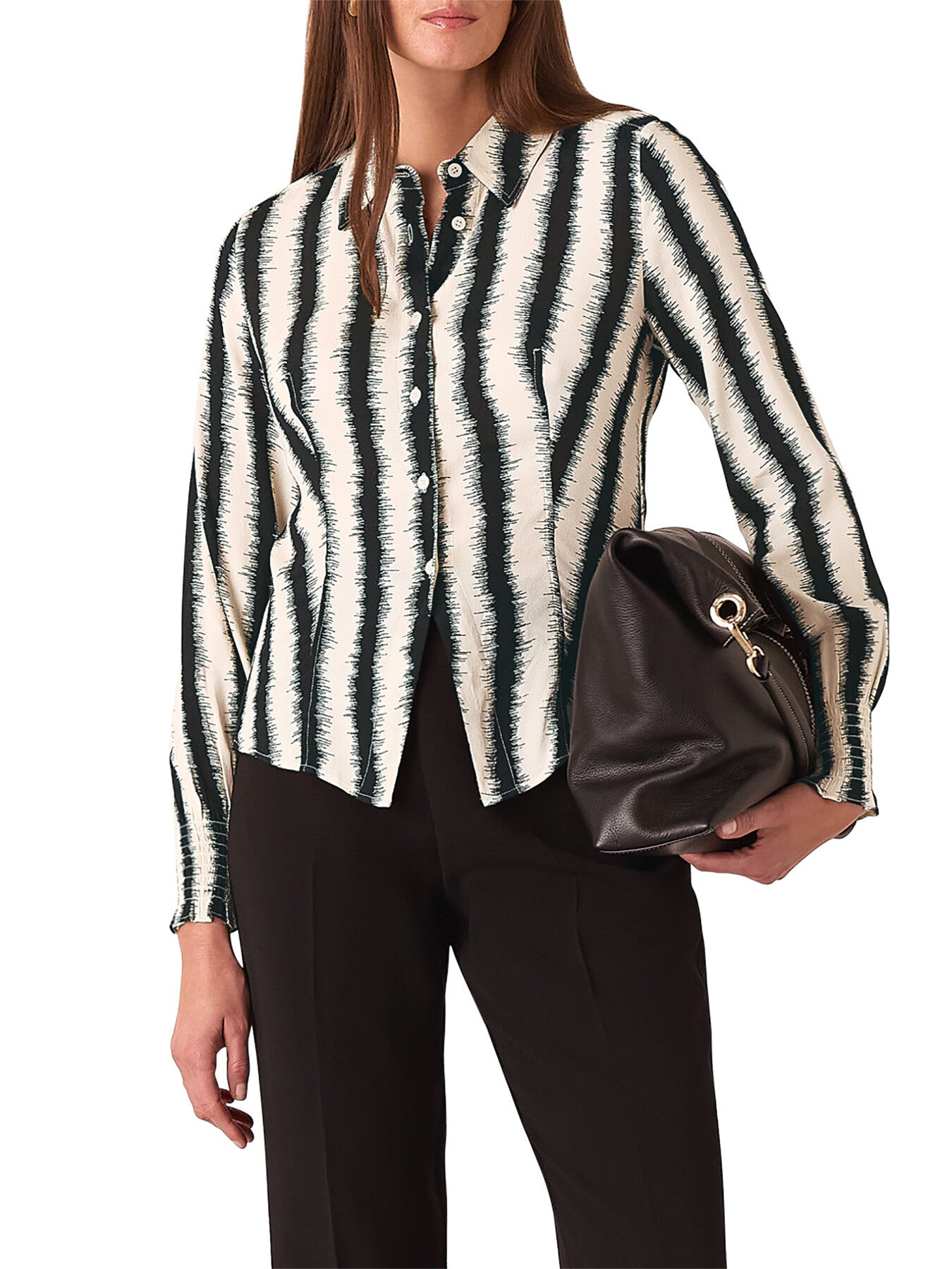 Hazy Stripe Fitted Shirt