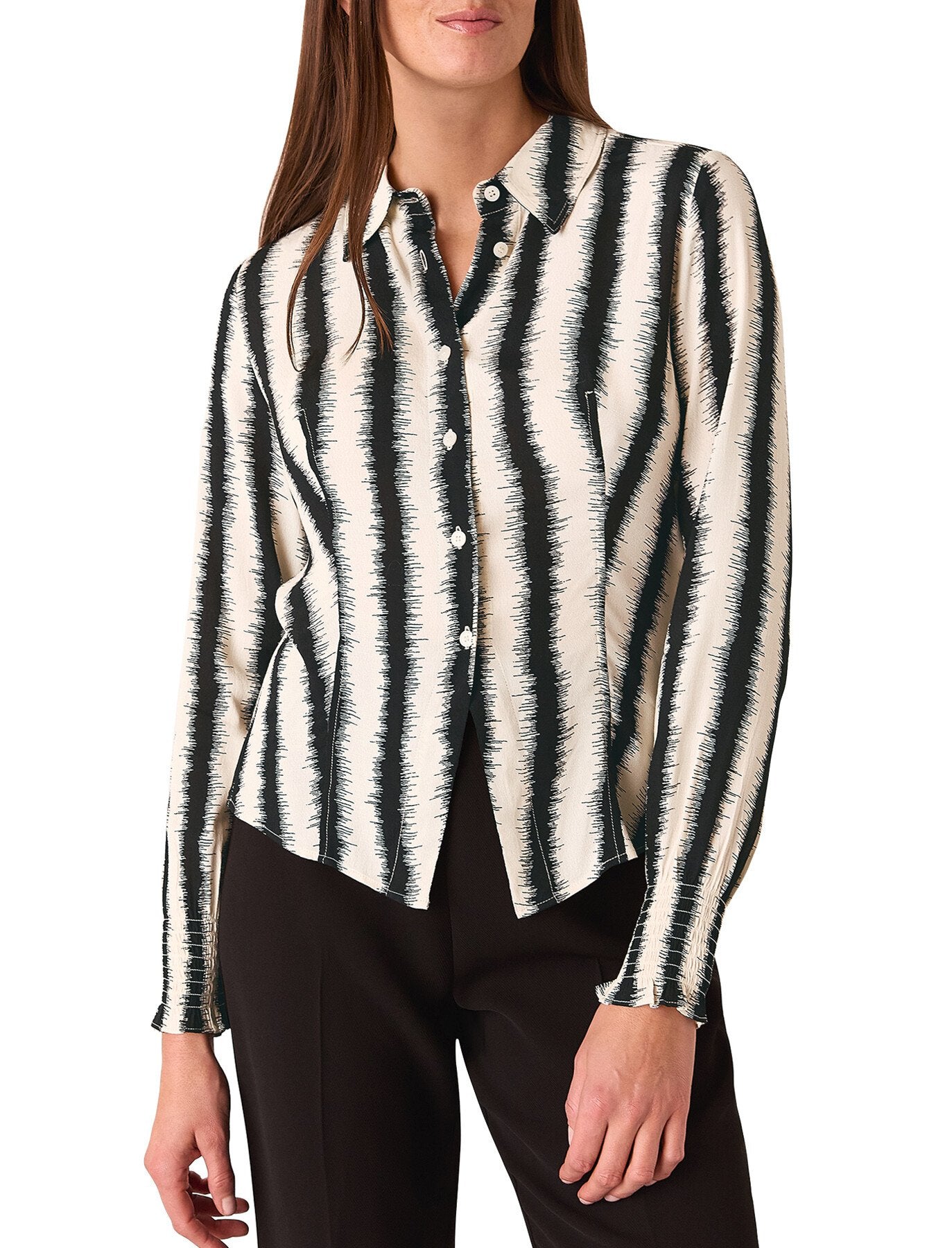 Hazy Stripe Fitted Shirt