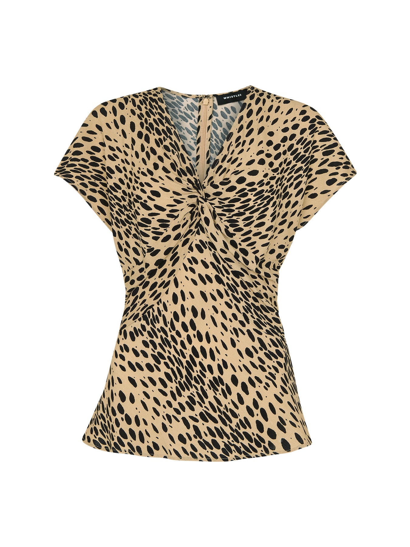 Animal Spot Print Blouse