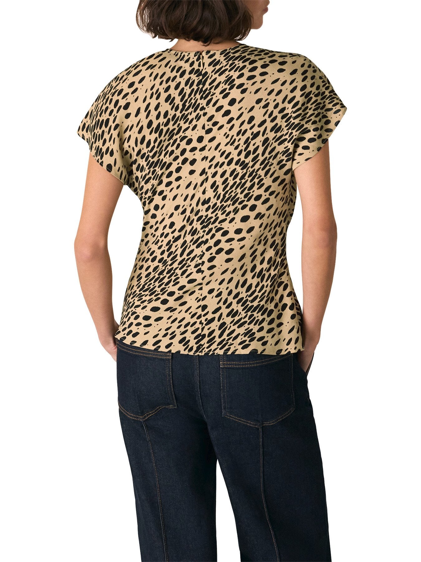 Animal Spot Print Blouse