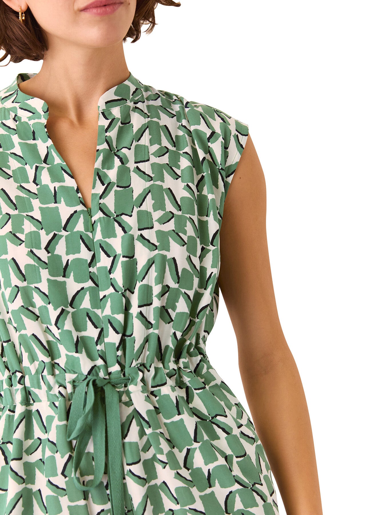 Abstract Squares Jumpsuit