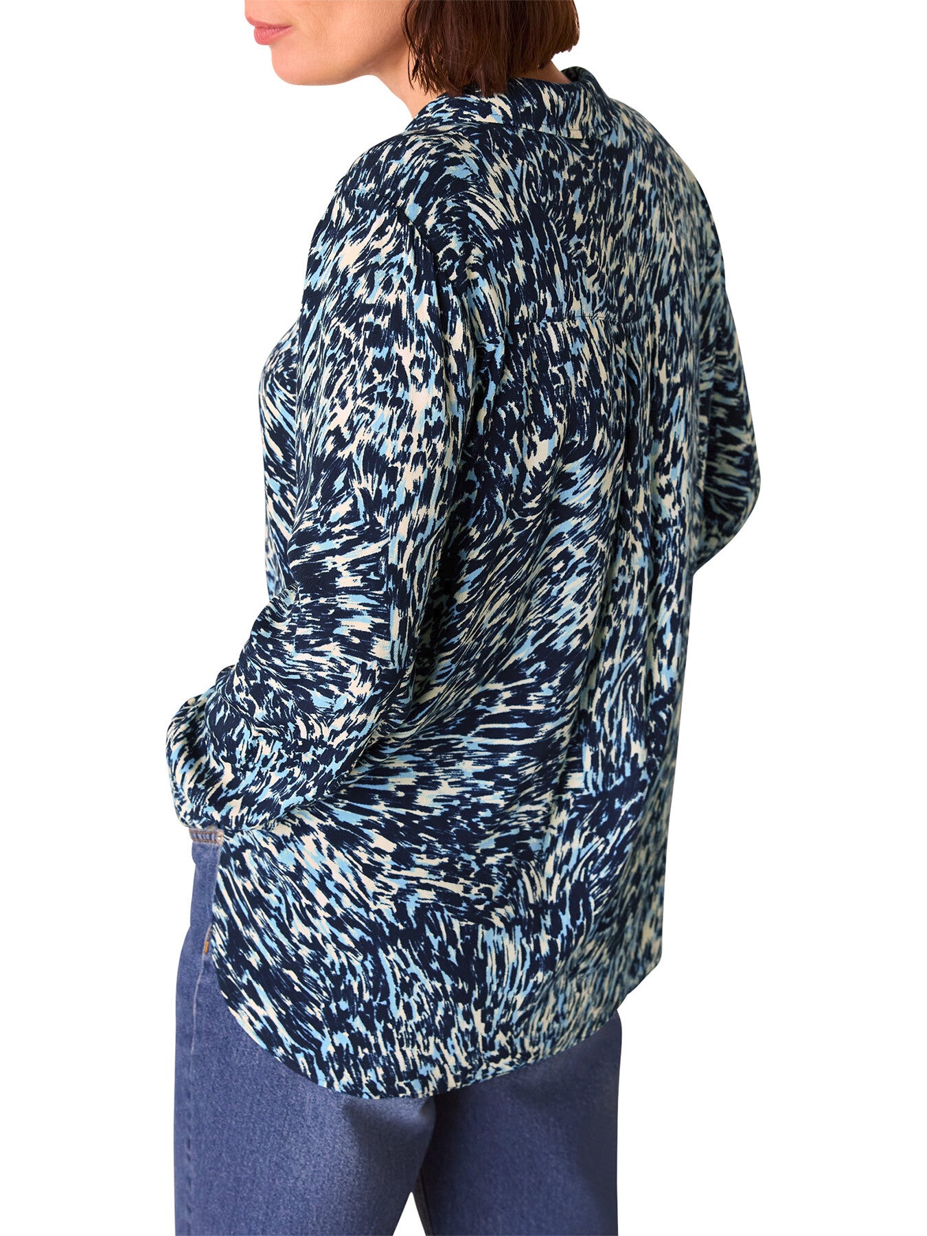 Leopard Swirl Print Shirt