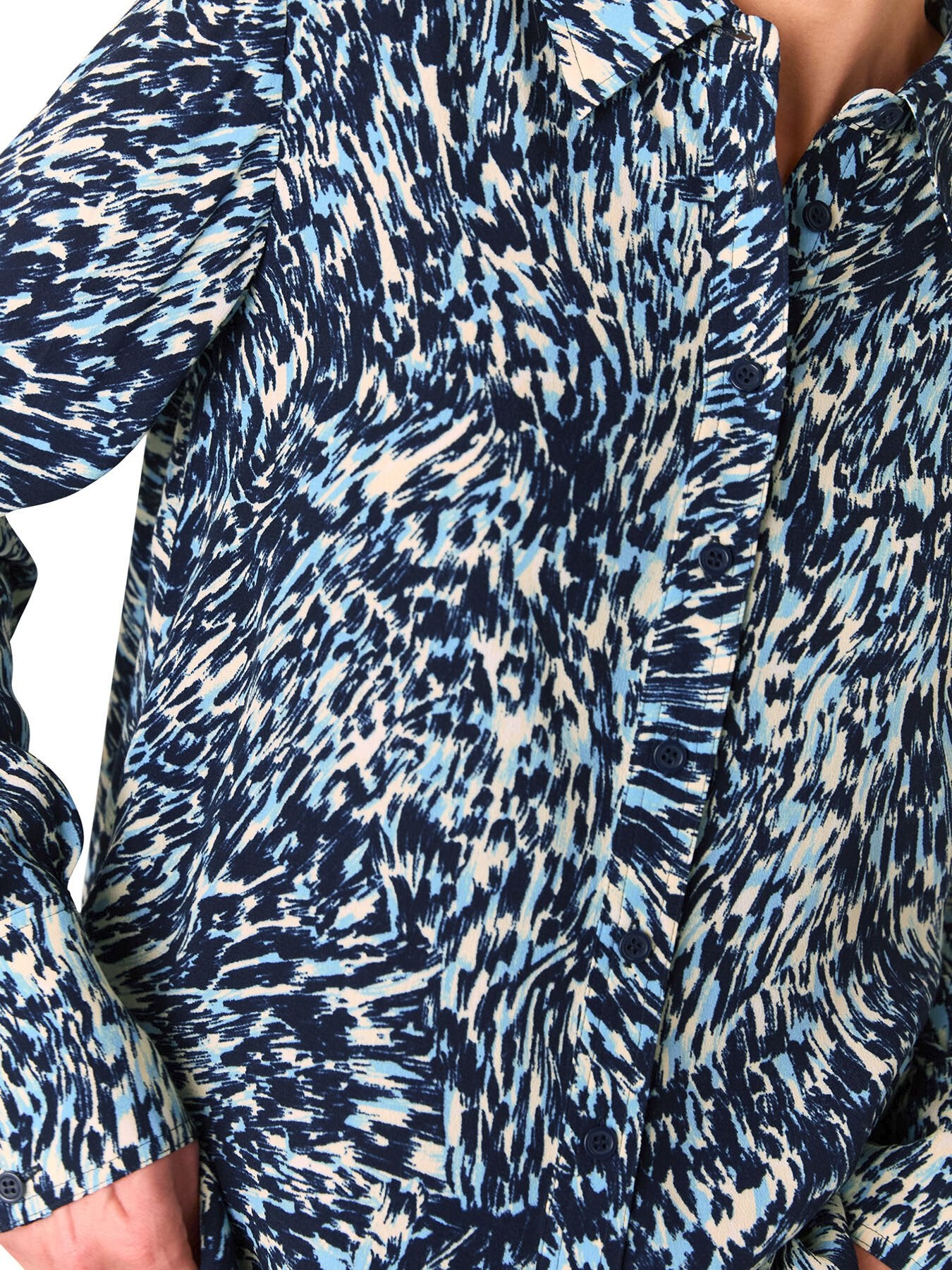 Leopard Swirl Print Shirt