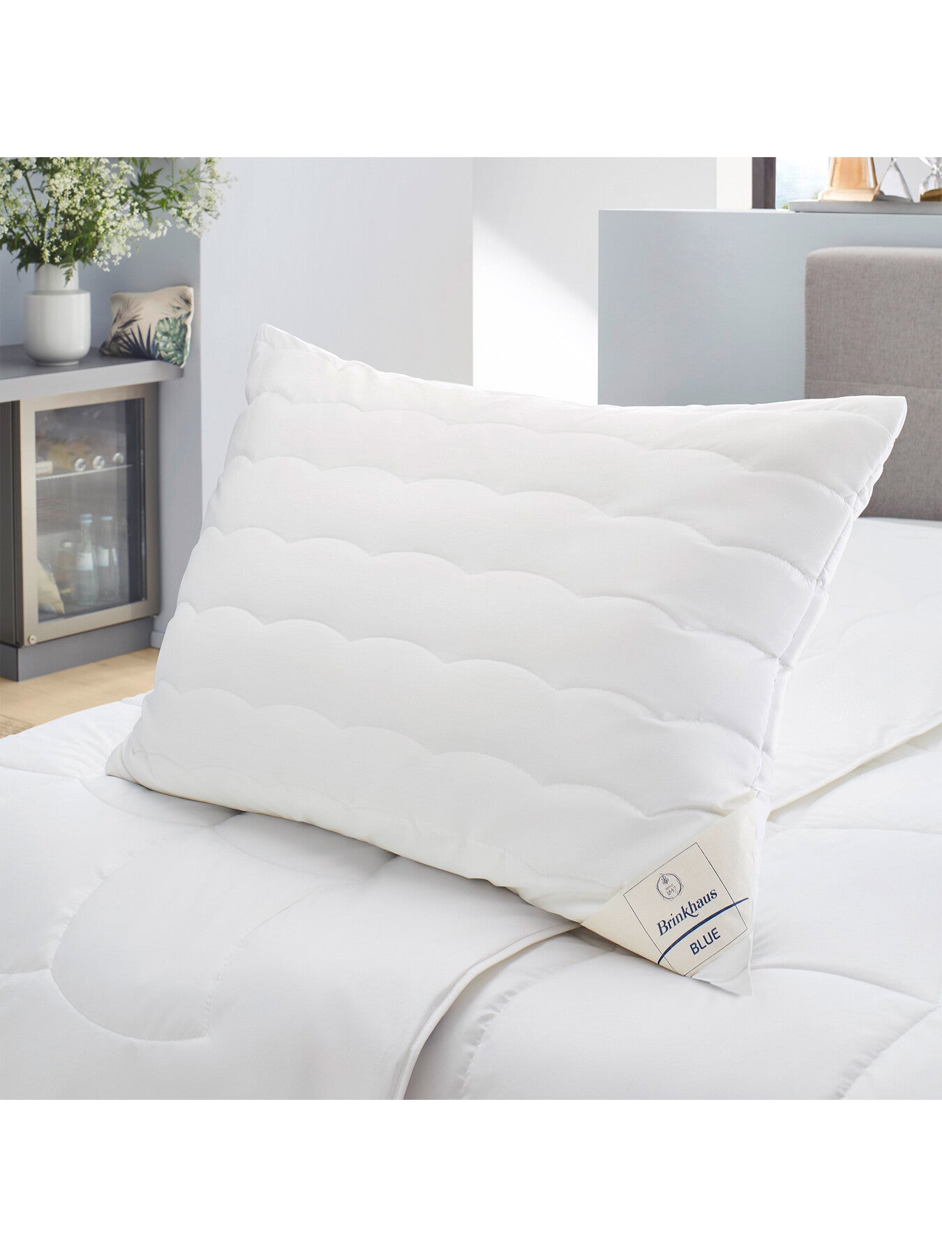 Blue Aerelle Square Pillow