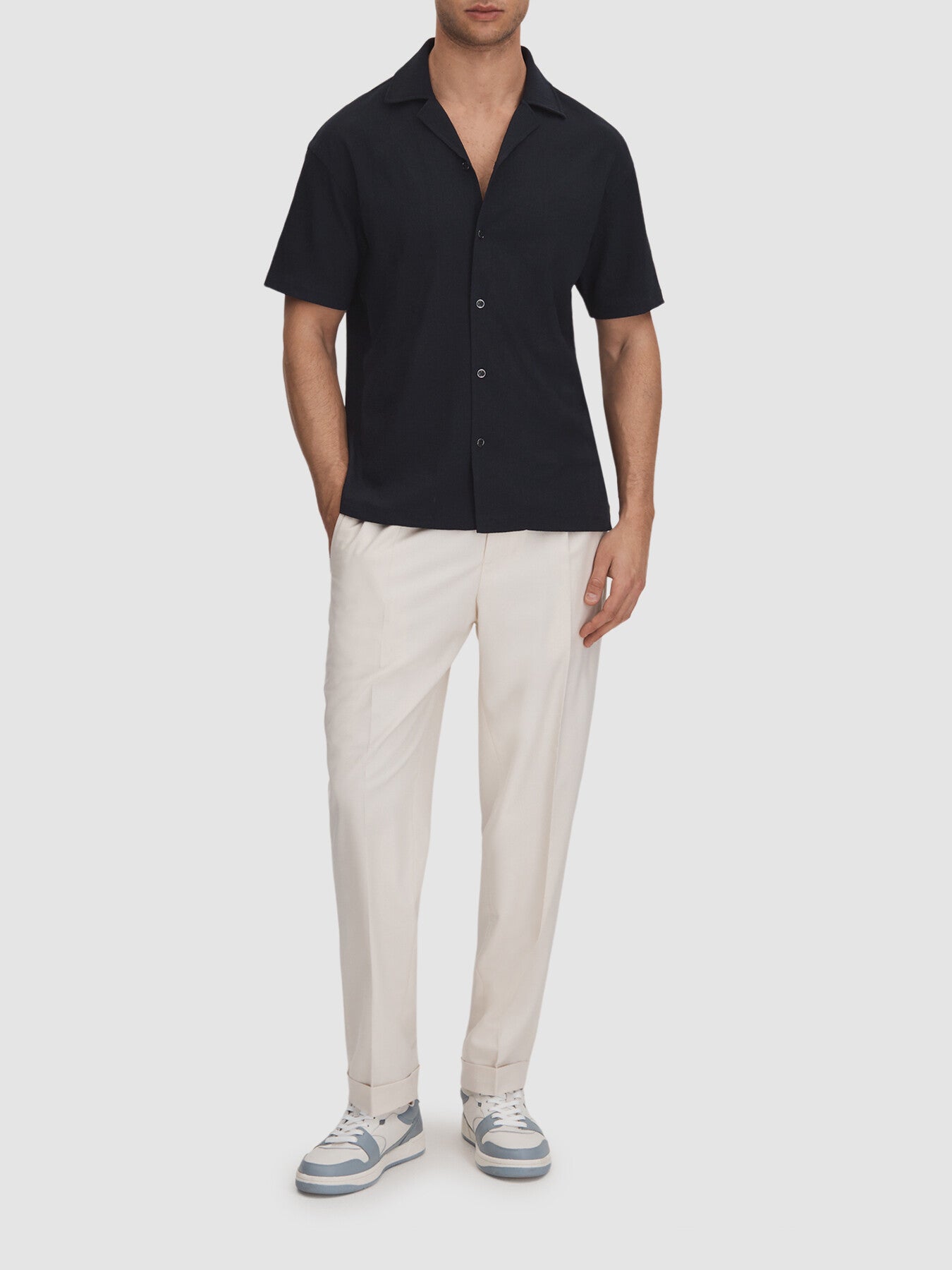Hunt Textured Cuban Collar Shirt