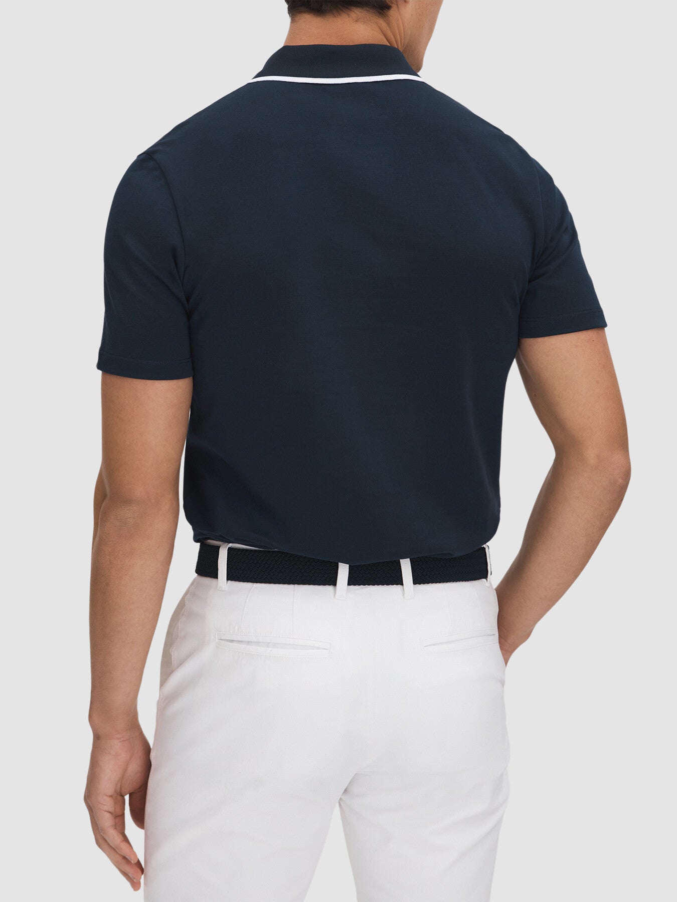 Cannes Slim Fit Cotton Quarter Zip Shirt