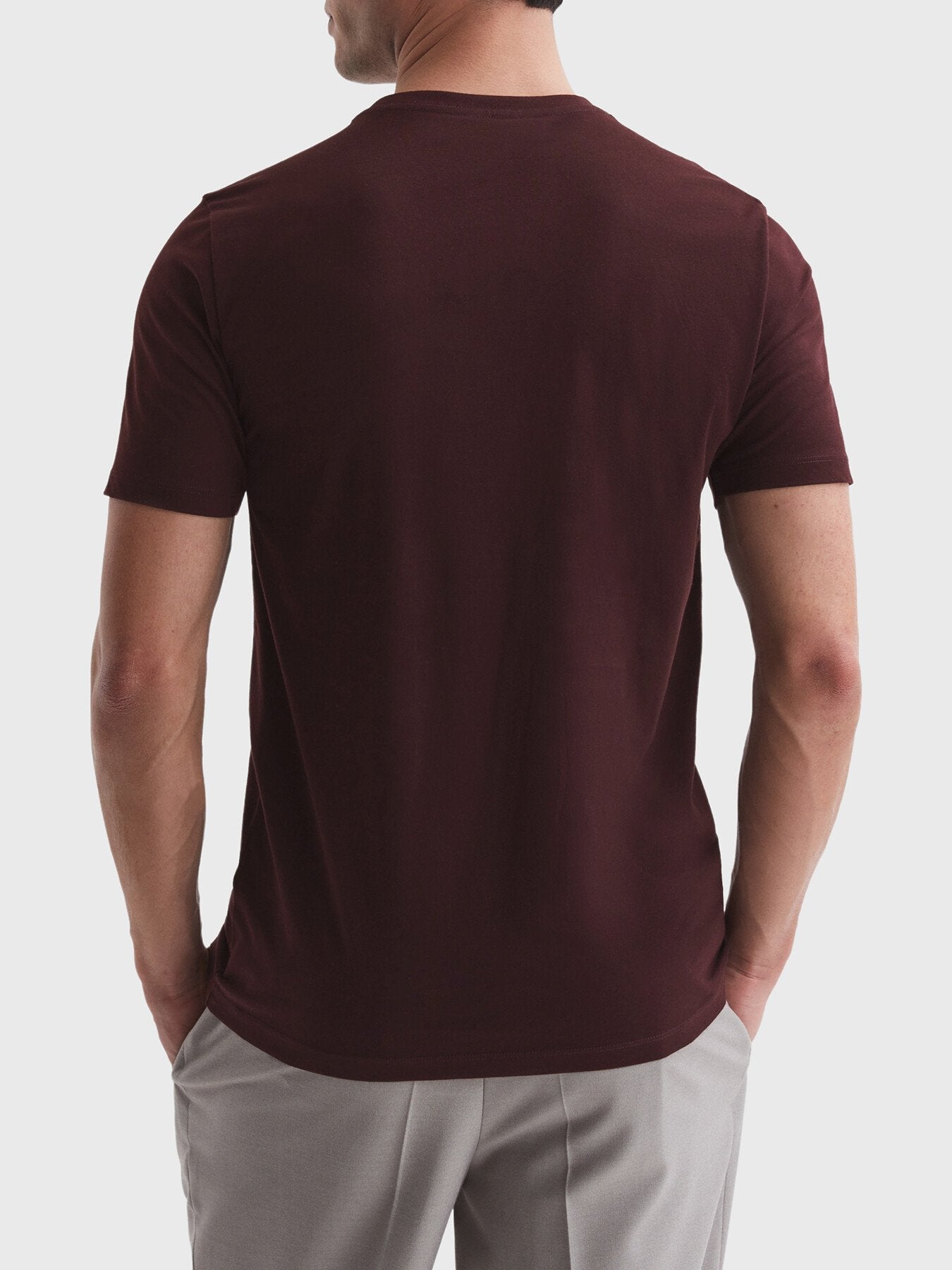 Deep RedBless Crew Neck T-Shirt