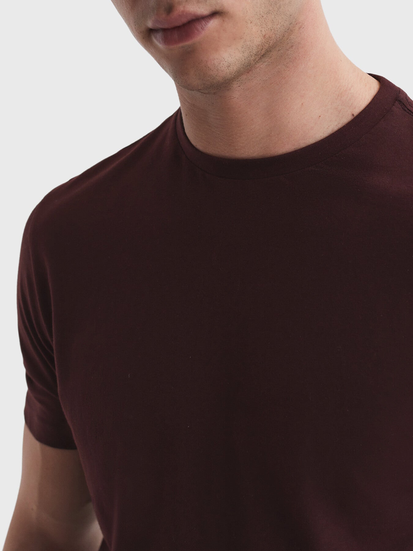 Deep RedBless Crew Neck T-Shirt