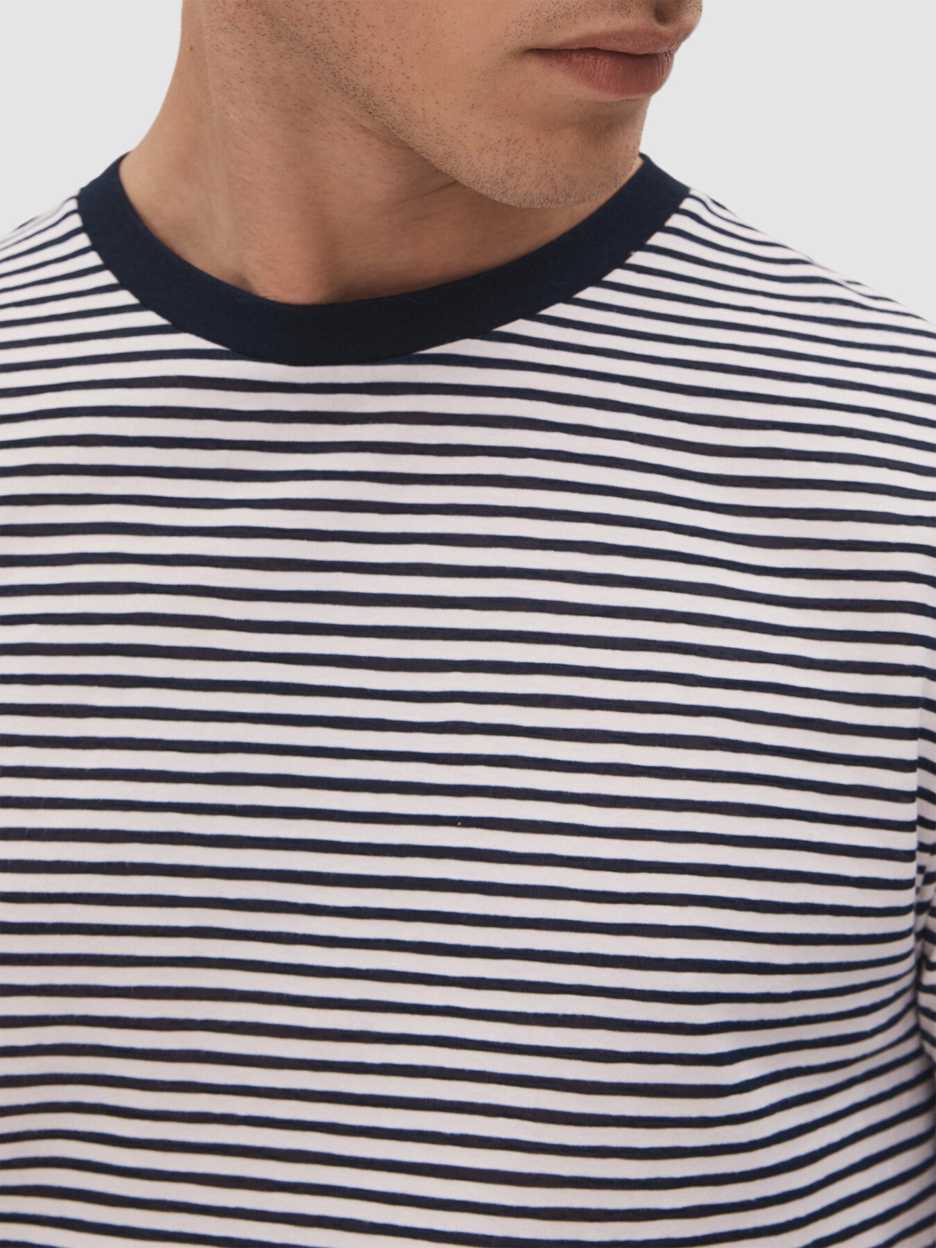 Keats Striped Crew Neck T-Shirt