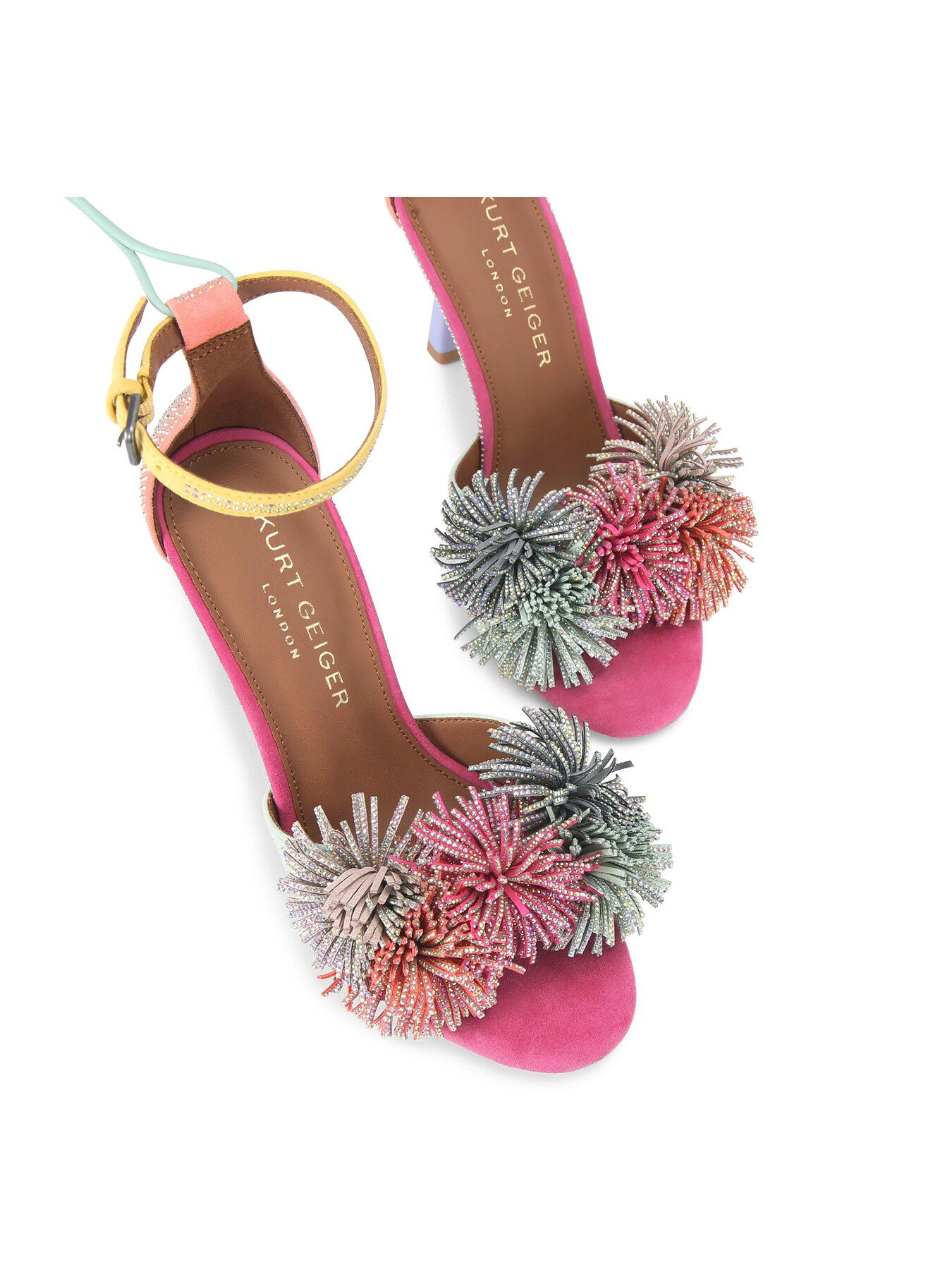 POM POM ANKLE TIE SANDAL