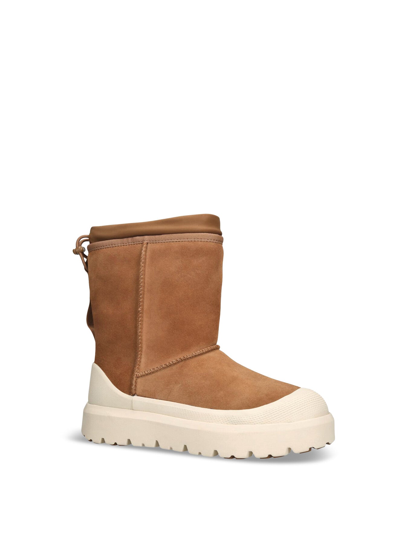 Weather Hybrid Short Suede Hiking Boots Tan