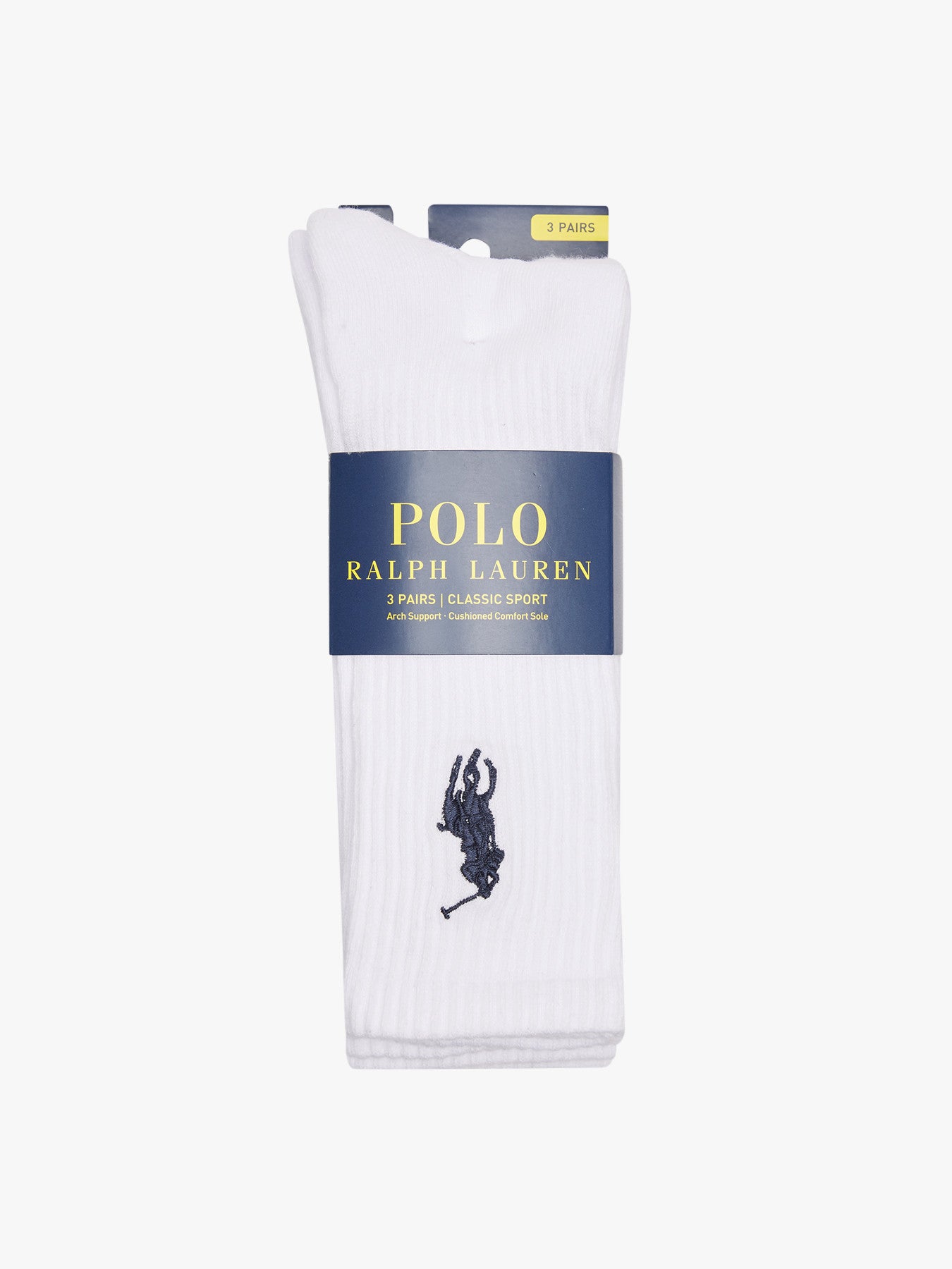 Three Pack Big Pony Crew Socks
