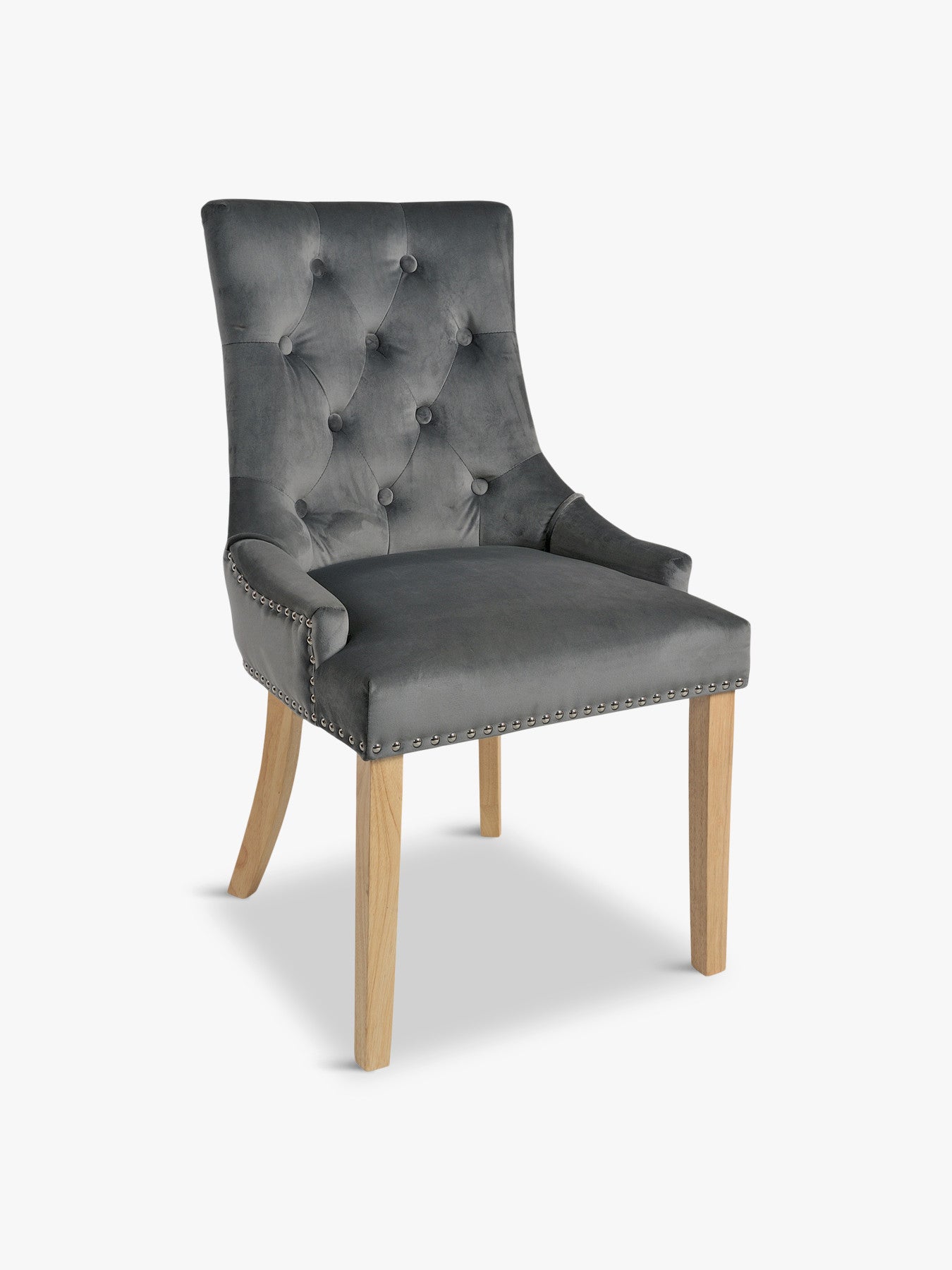 Vicky Upholstered Button Chair, Set of 2