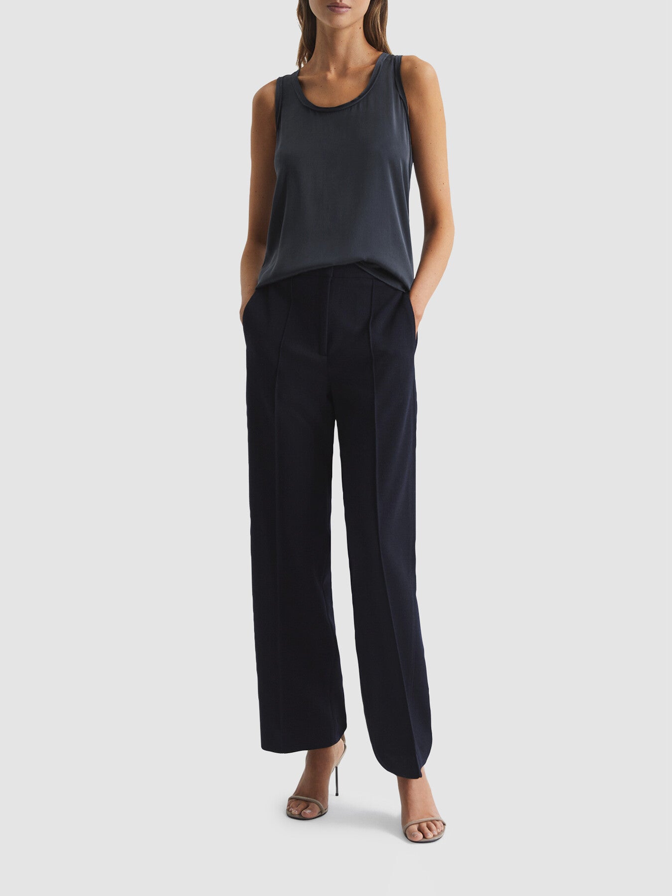 Riley Silk Front Vest