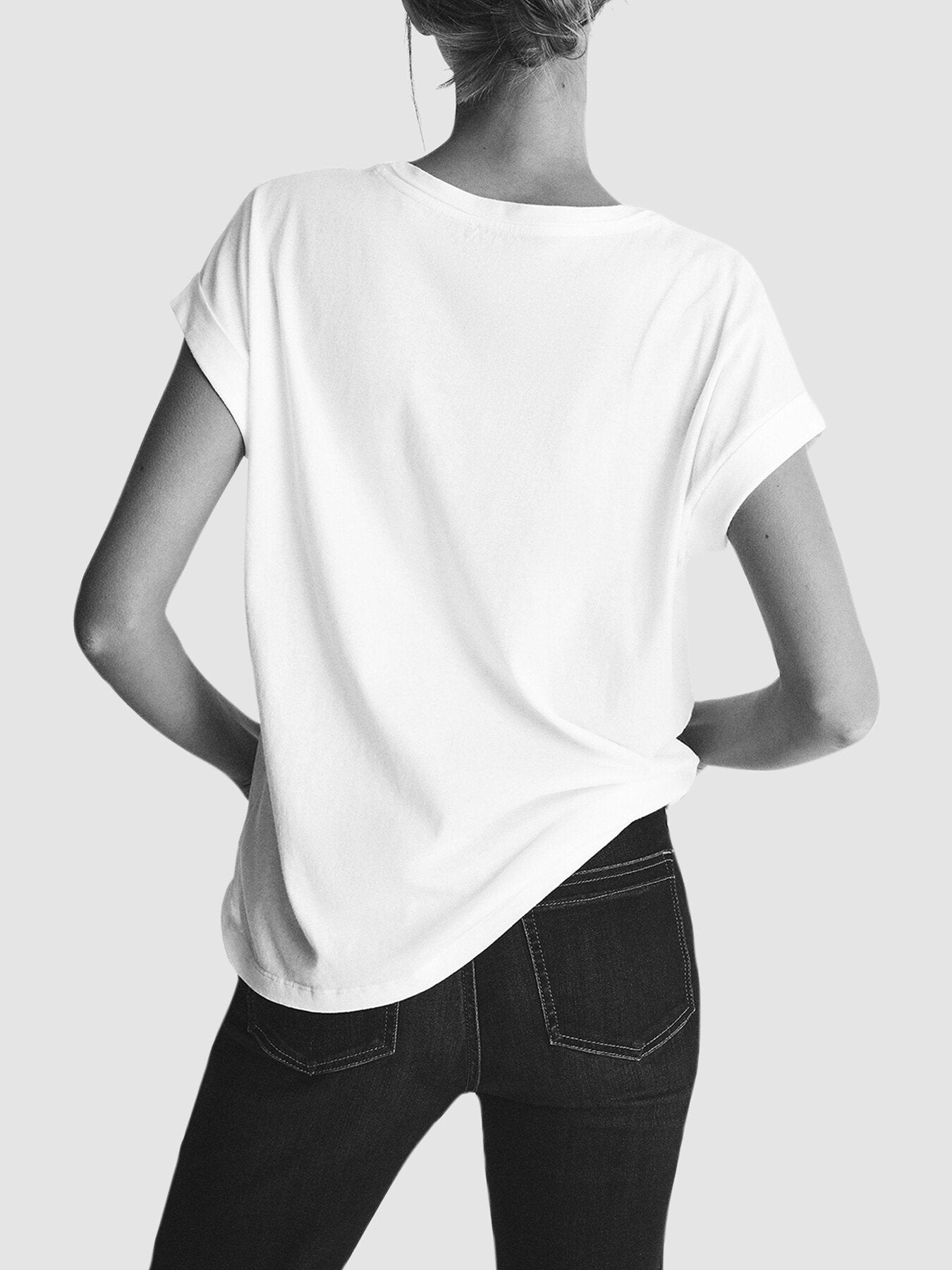 Tereza Cotton-Jersey Crew Neck T-Shirt