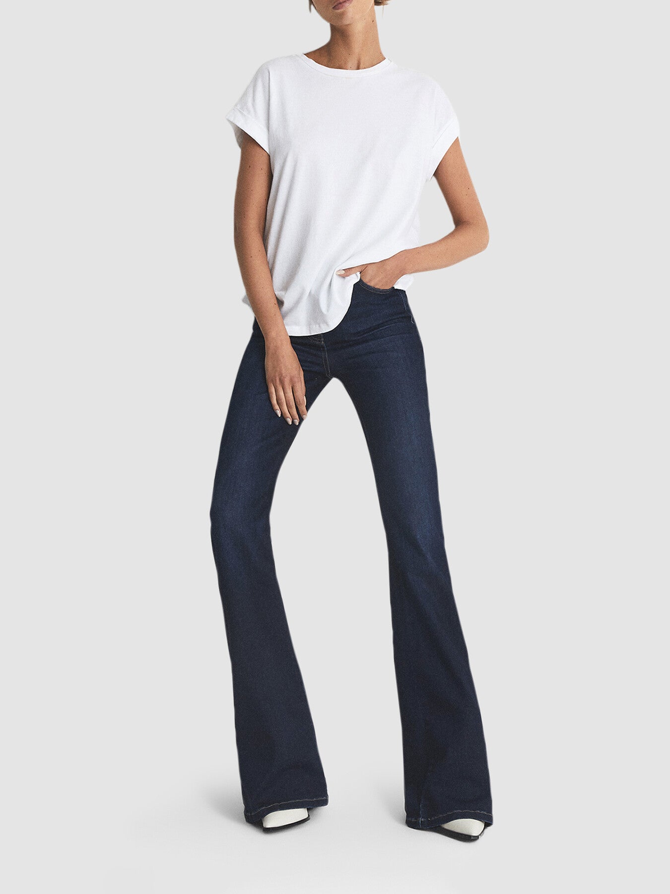 Tereza Cotton-Jersey Crew Neck T-Shirt