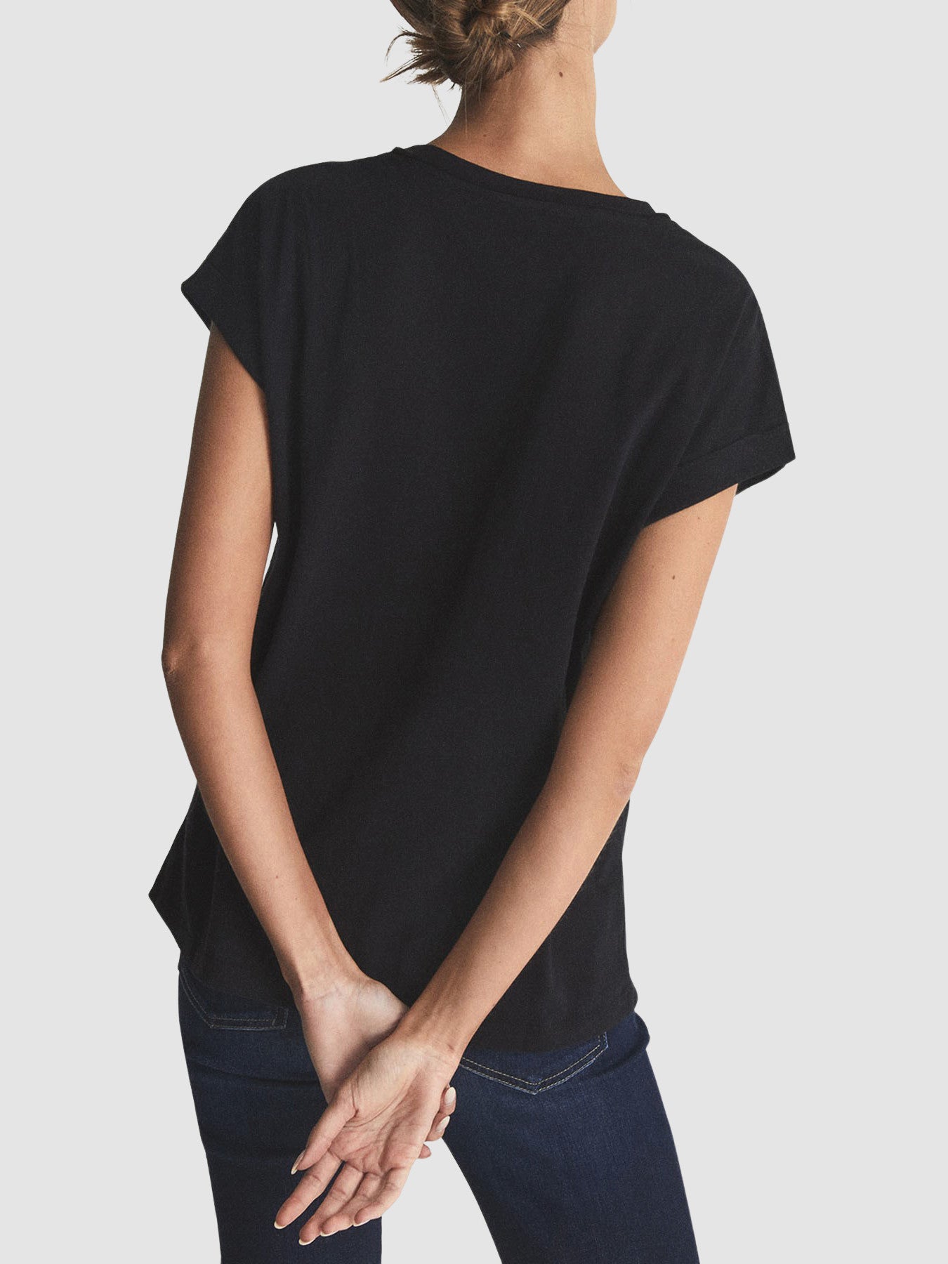 Tereza Cotton-Jersey Crew Neck T-Shirt