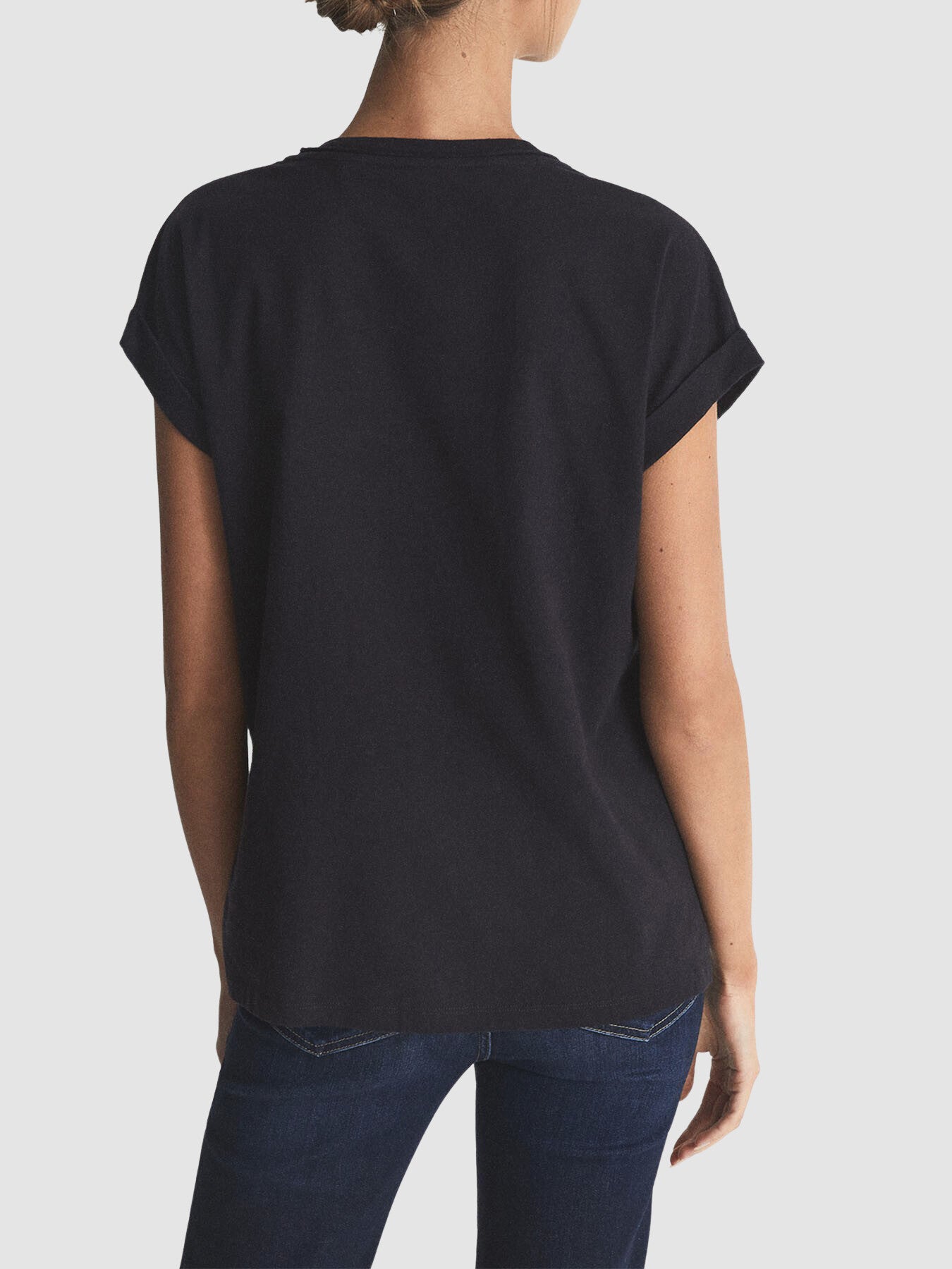 Tereza Cotton-Jersey Crew Neck T-Shirt