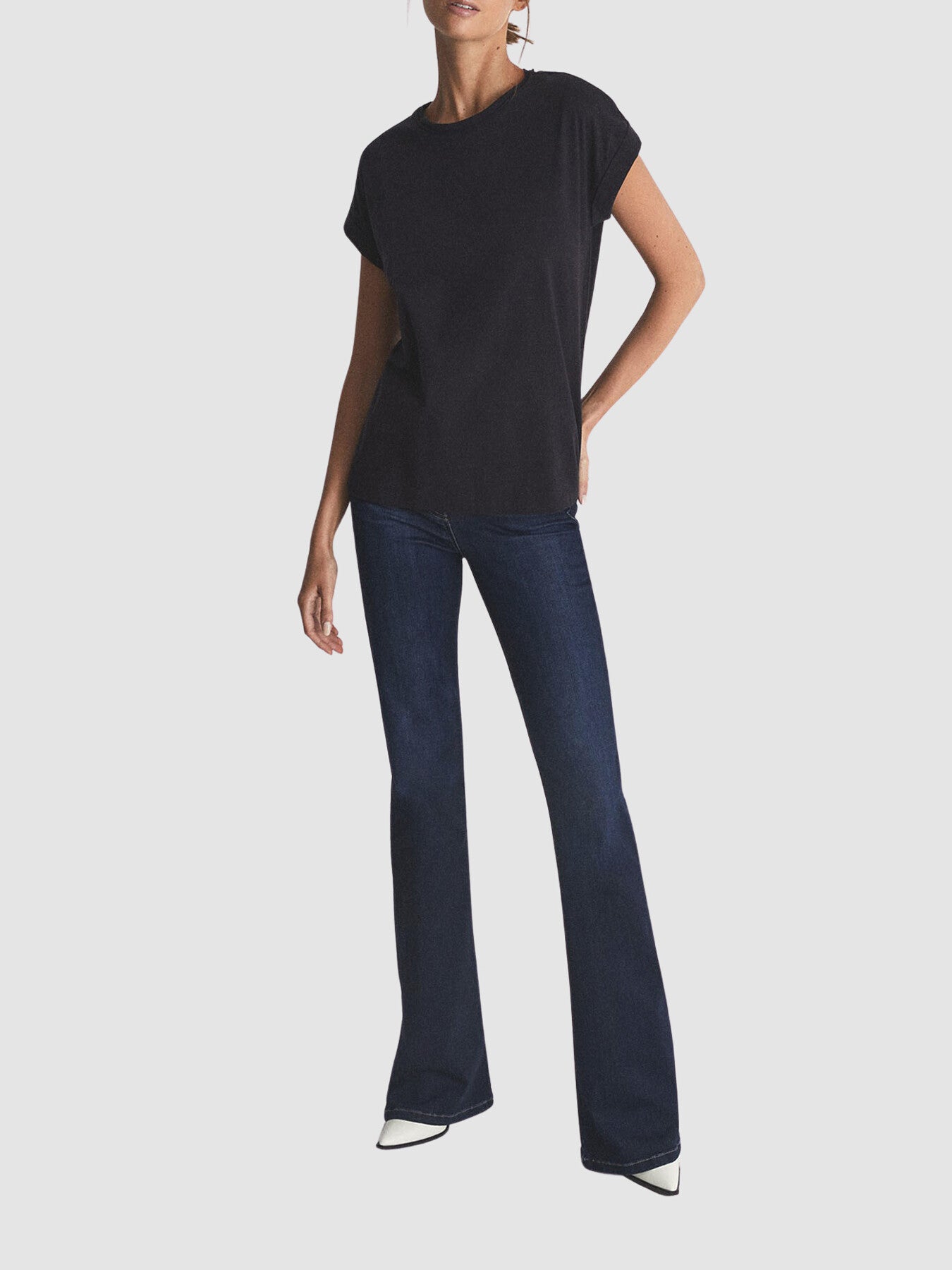Tereza Cotton-Jersey Crew Neck T-Shirt