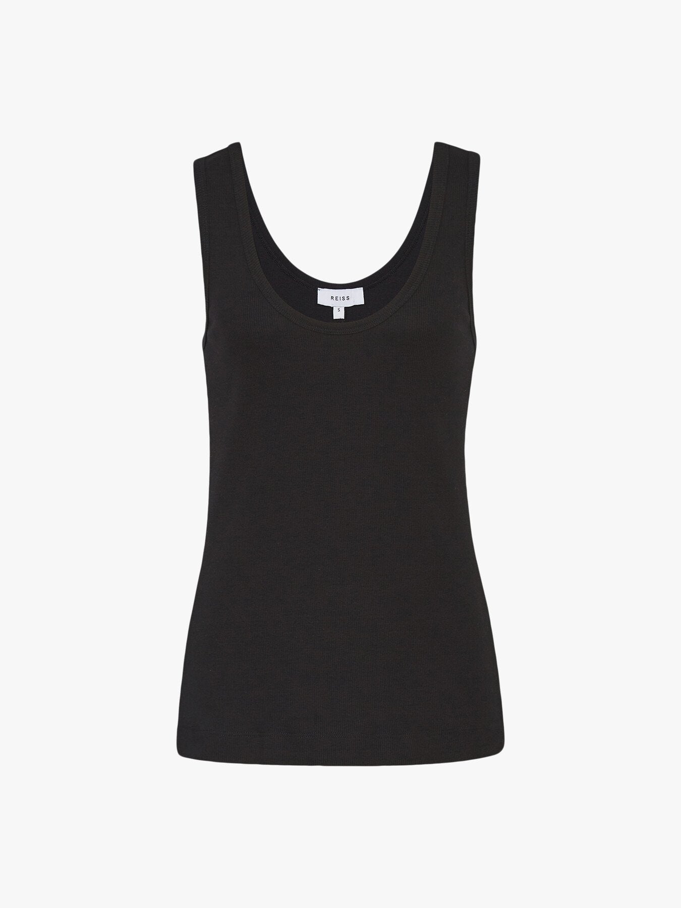 Violet Scoop Neck Jersey Vest Top