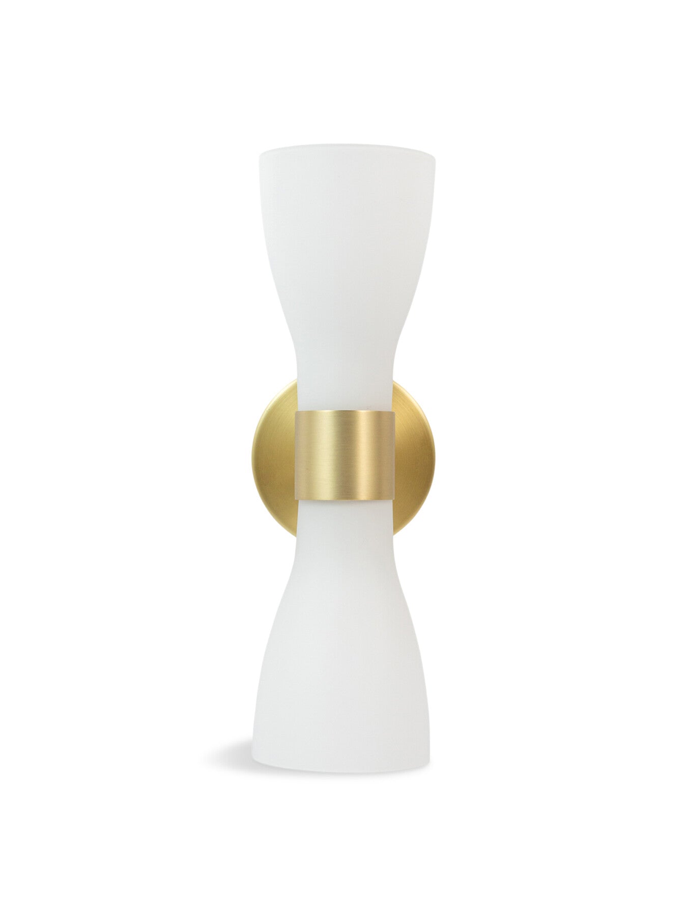 Ophelia Double Wall Lamp Brushed Brass