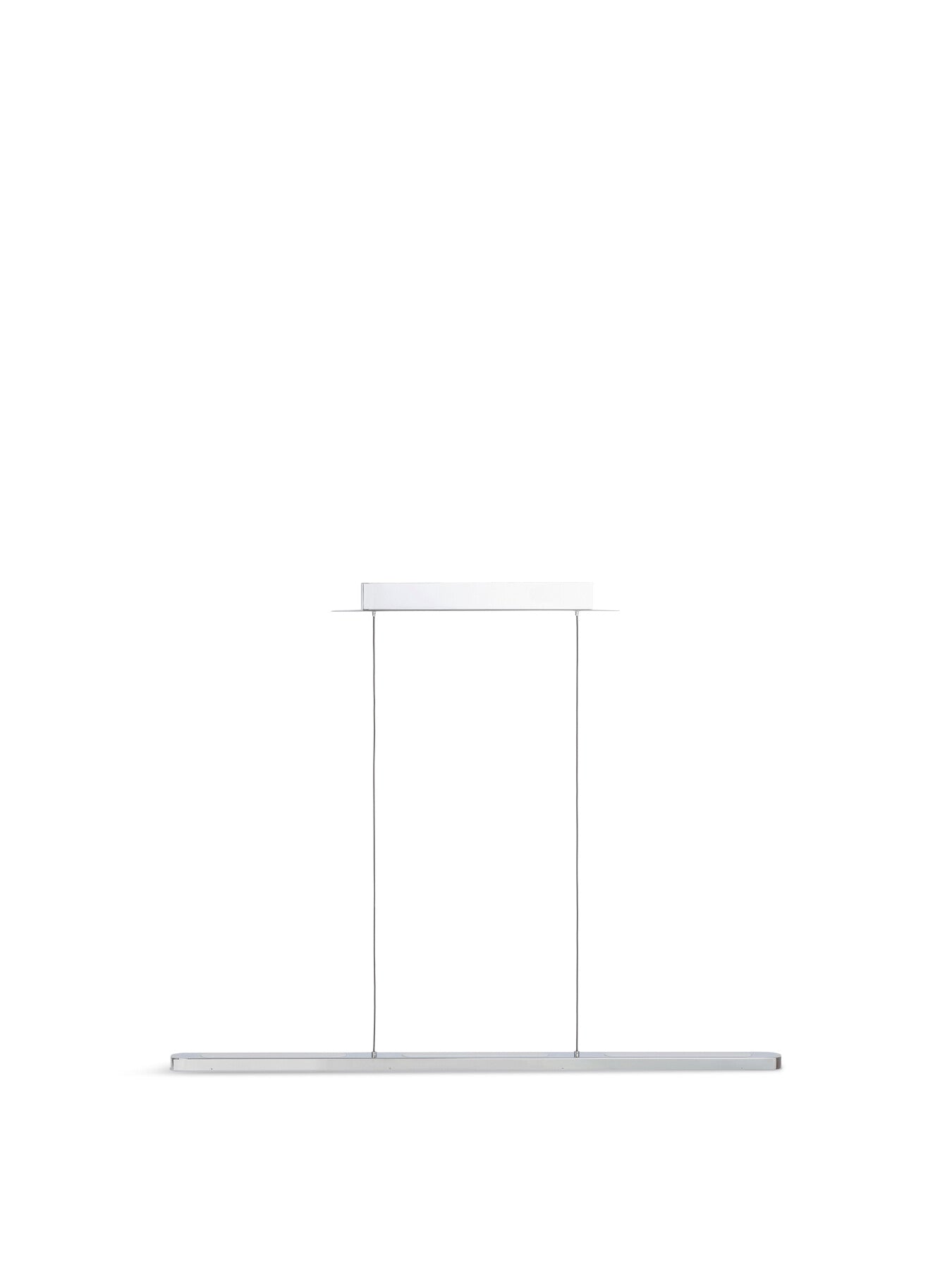 Linear LED Ceiling Pendant Mirror Chrome