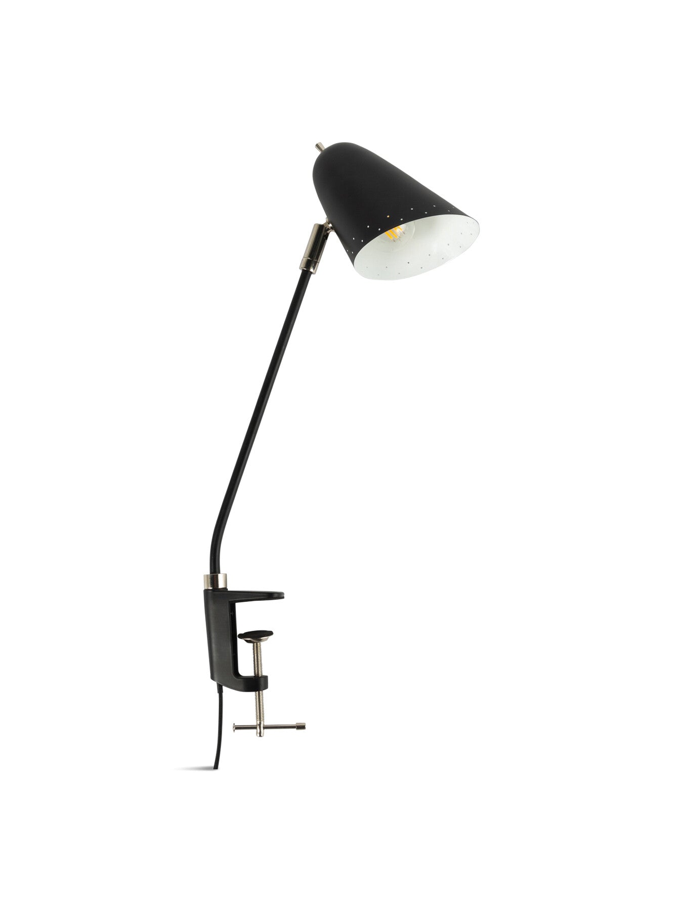 Helsinki Long Arm Clamp Wall/ Table Lamp Black