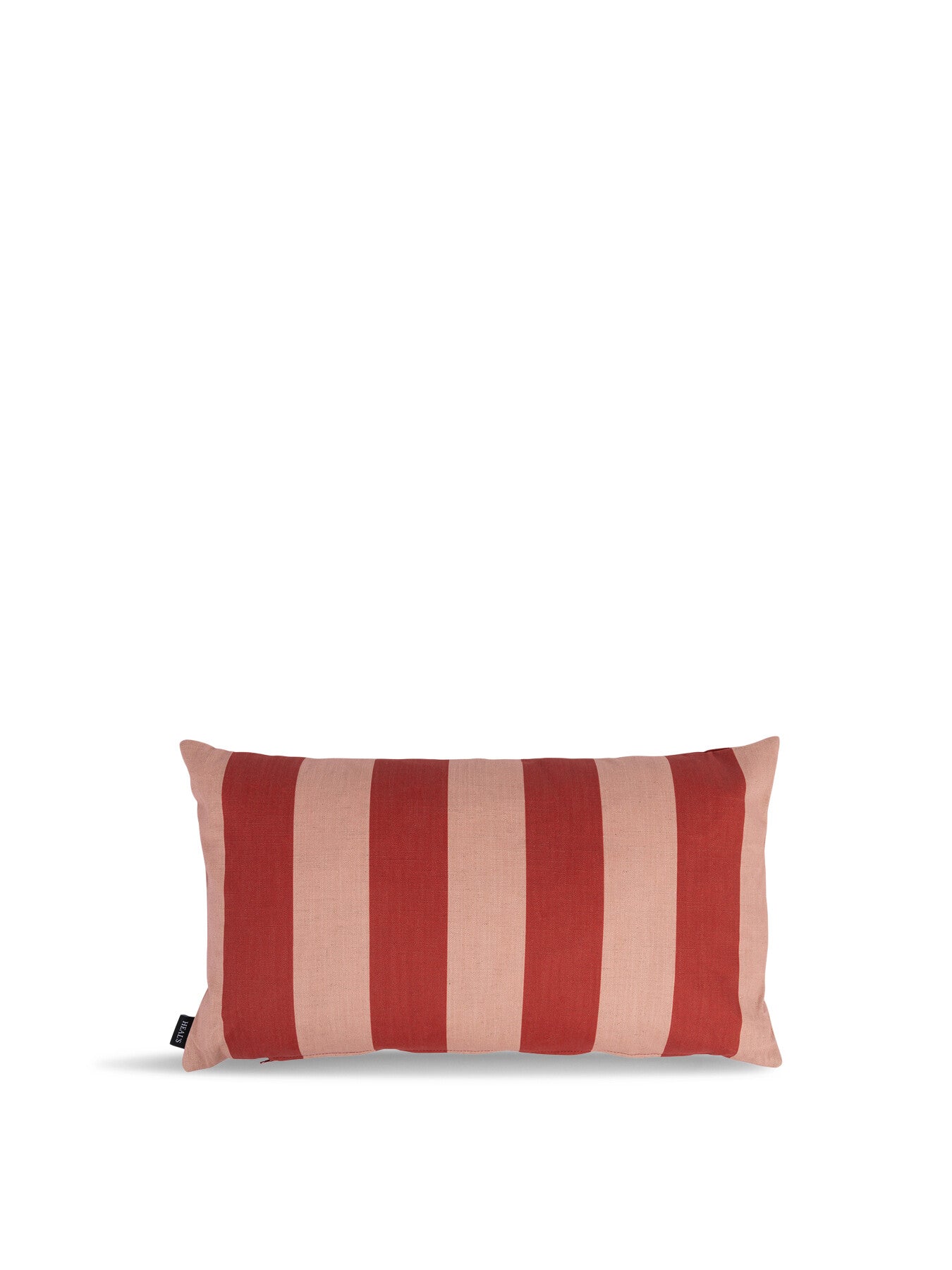 Cabana Stripe Red and Pink Cushion 55 x 32cm