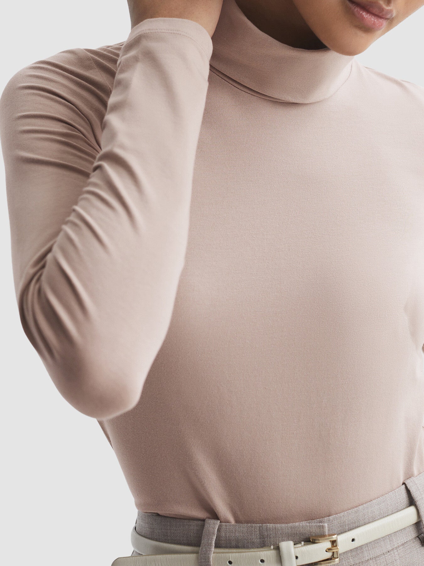 Piper Fitted Roll Neck T-Shirt