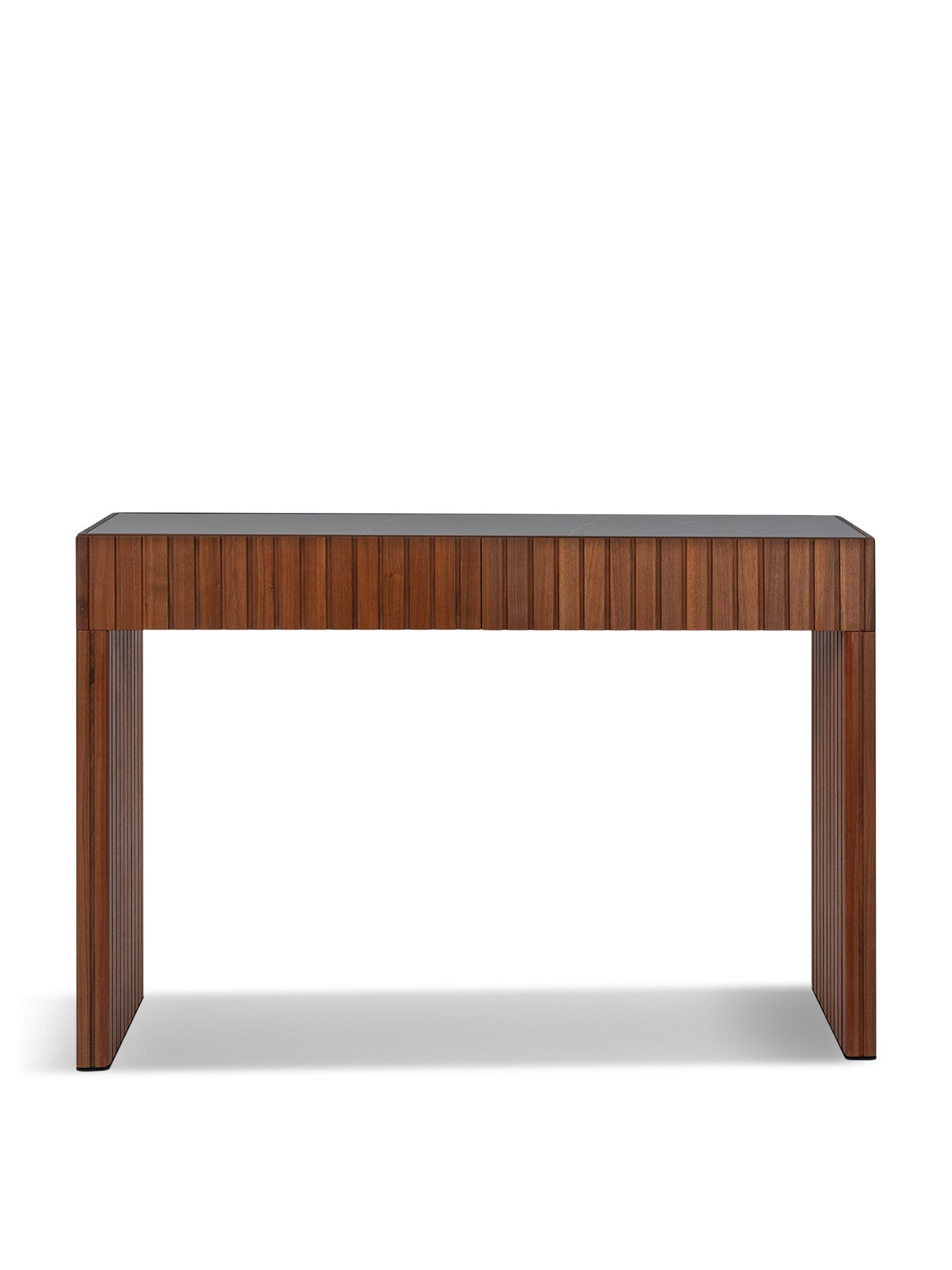Riga Walnut Console with Ceramic