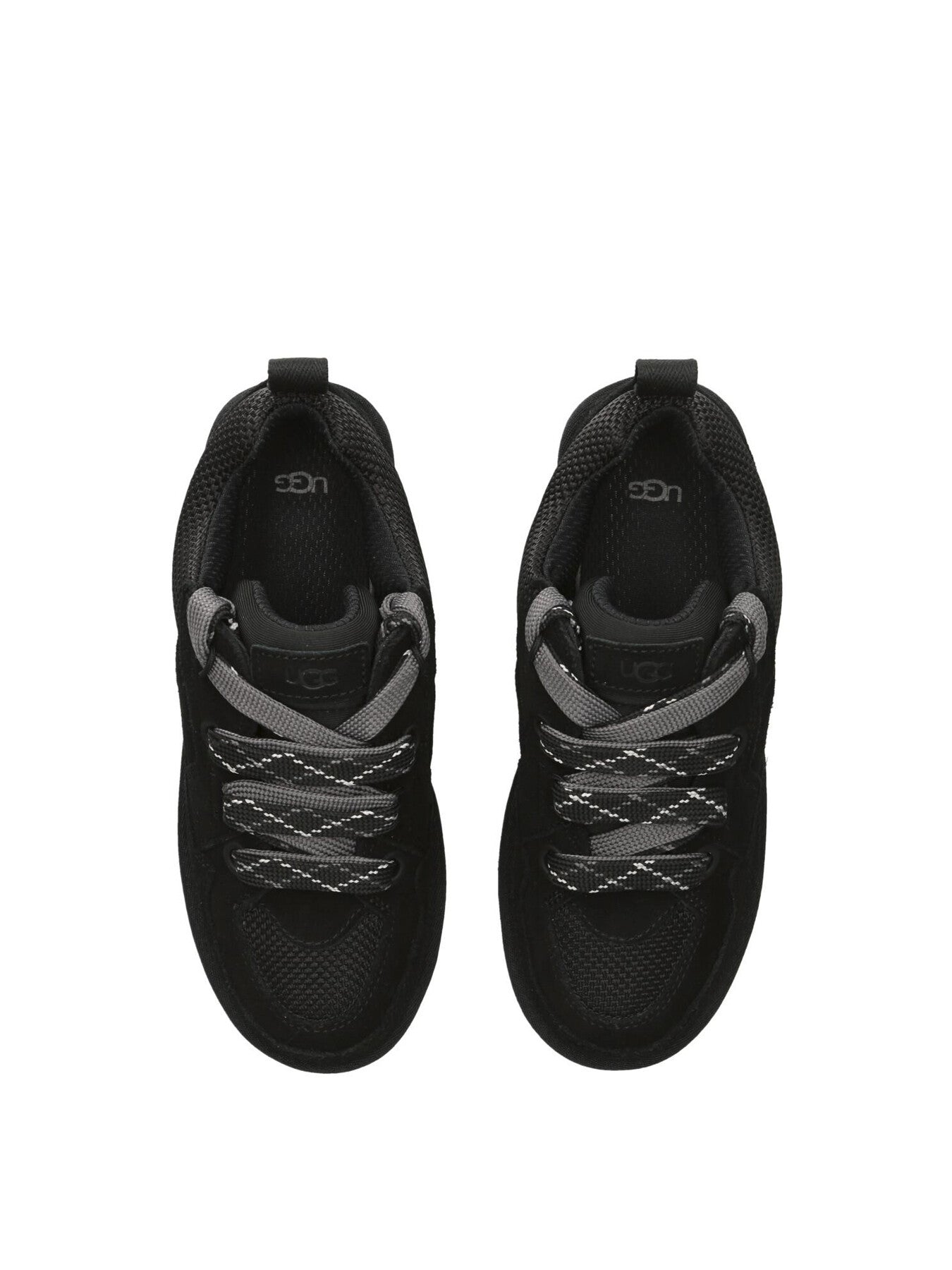 Lo Lowmel Suede Lace Up Trainers Black