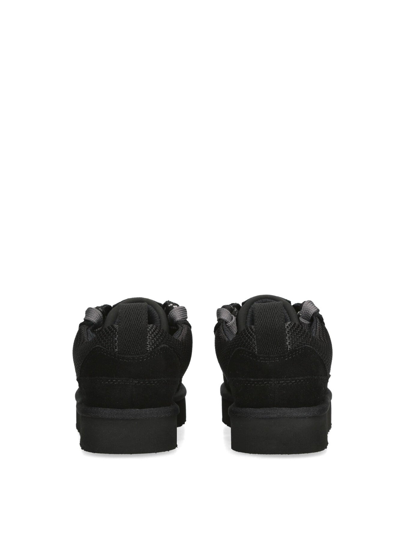 Lo Lowmel Suede Lace Up Trainers Black
