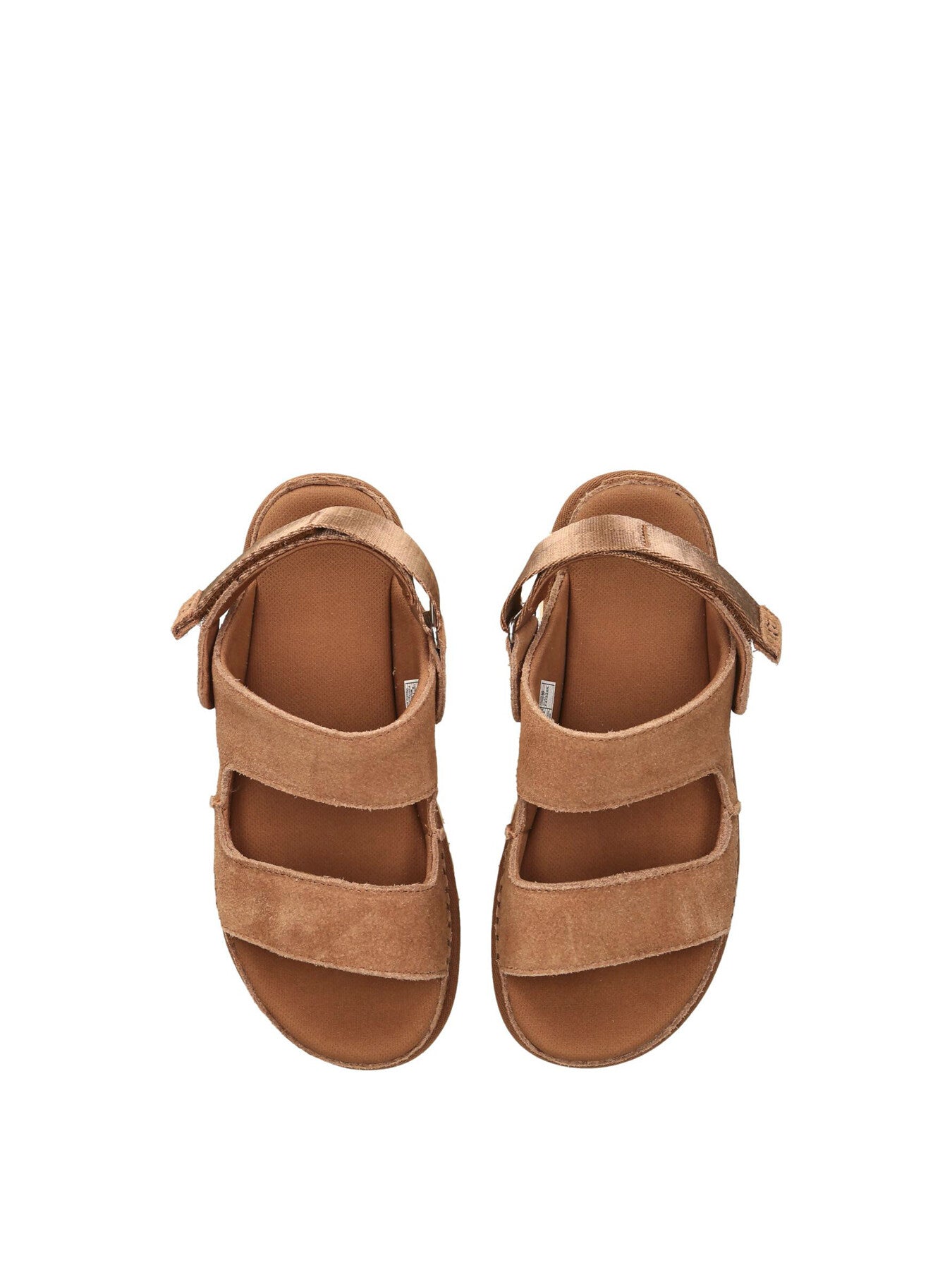 Goldenstar Glide Suede Sandals Chestnut