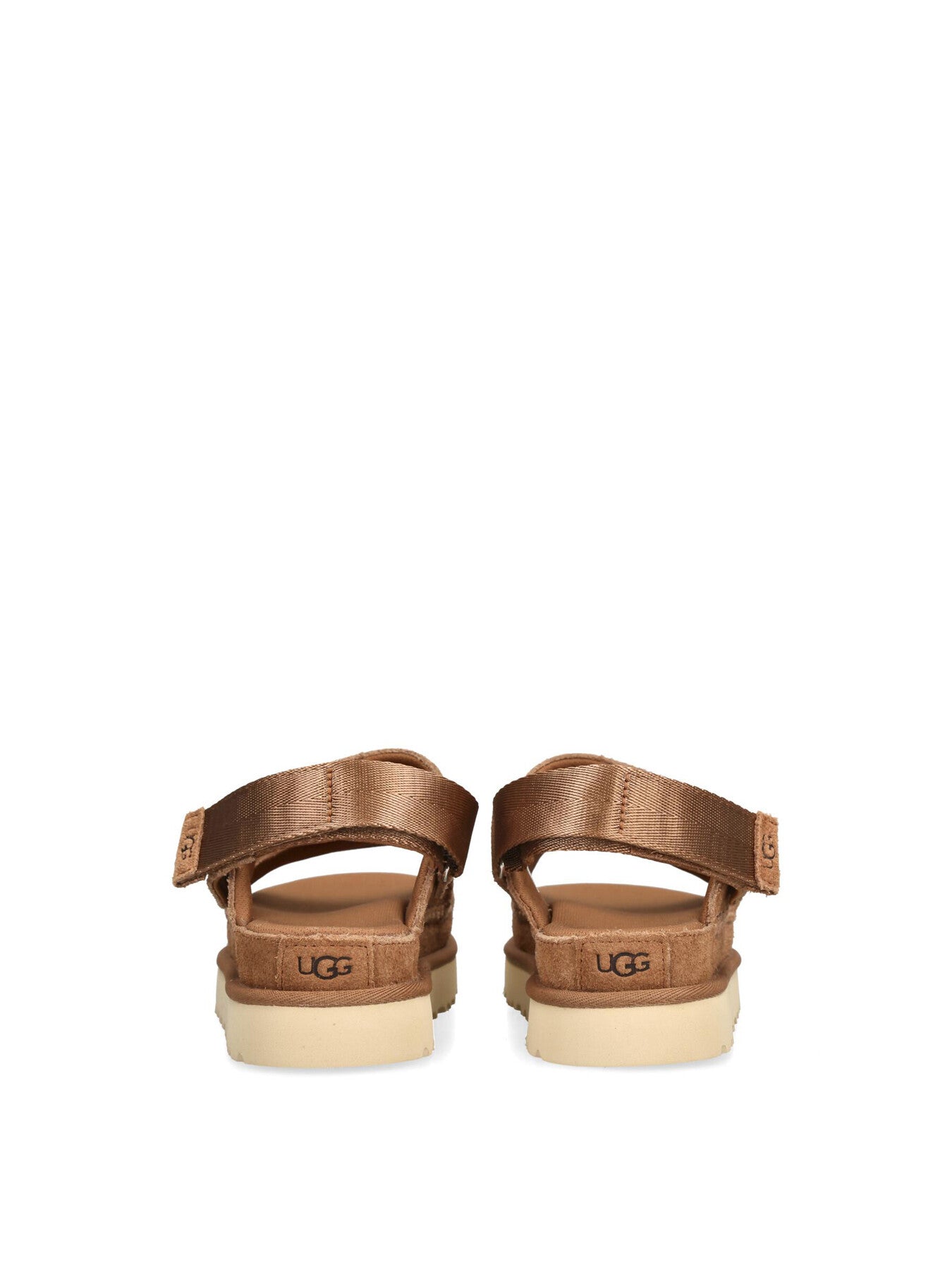 Goldenstar Glide Suede Sandals Chestnut