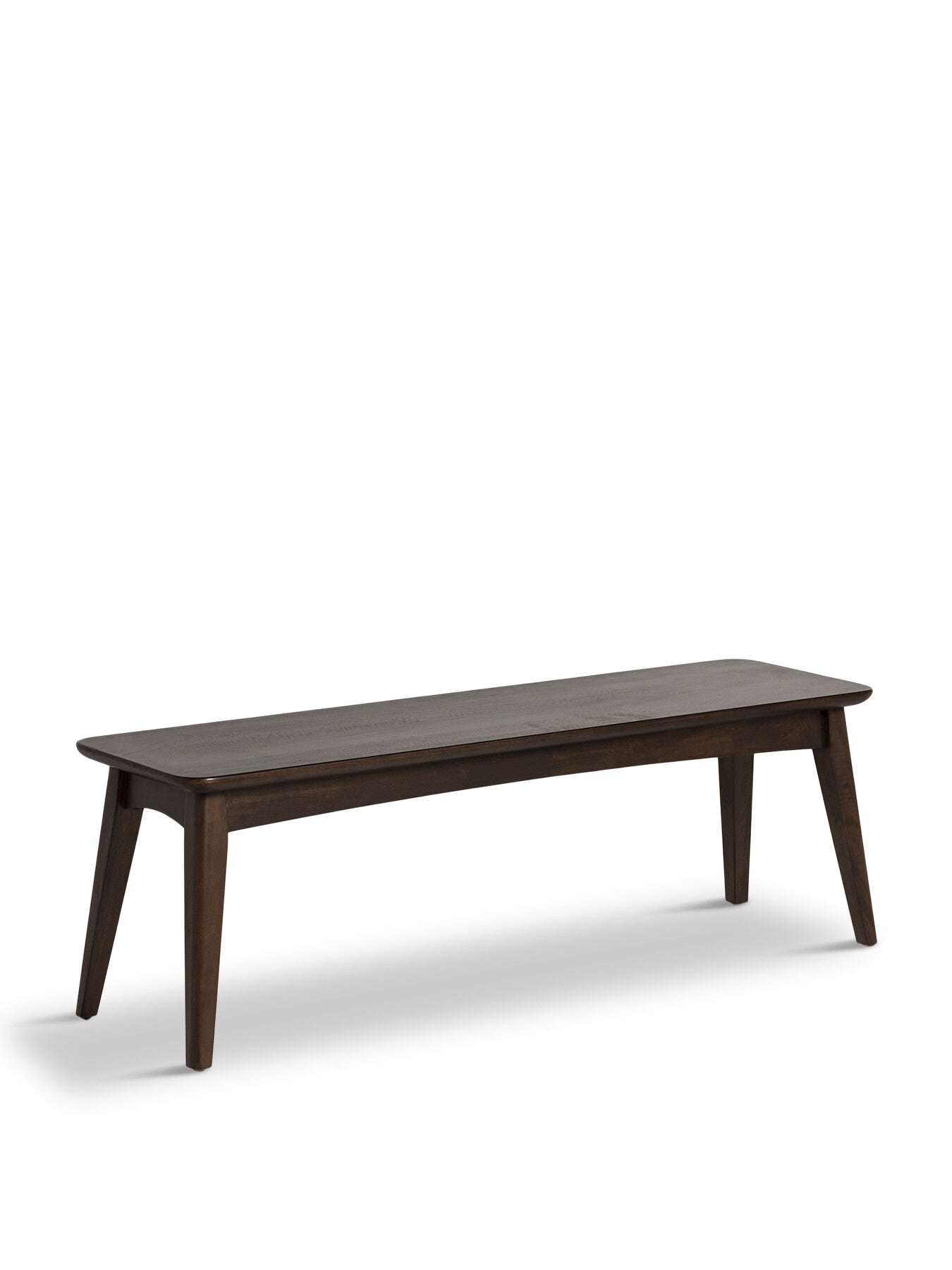 Atticus Dark Wood Dining Bench