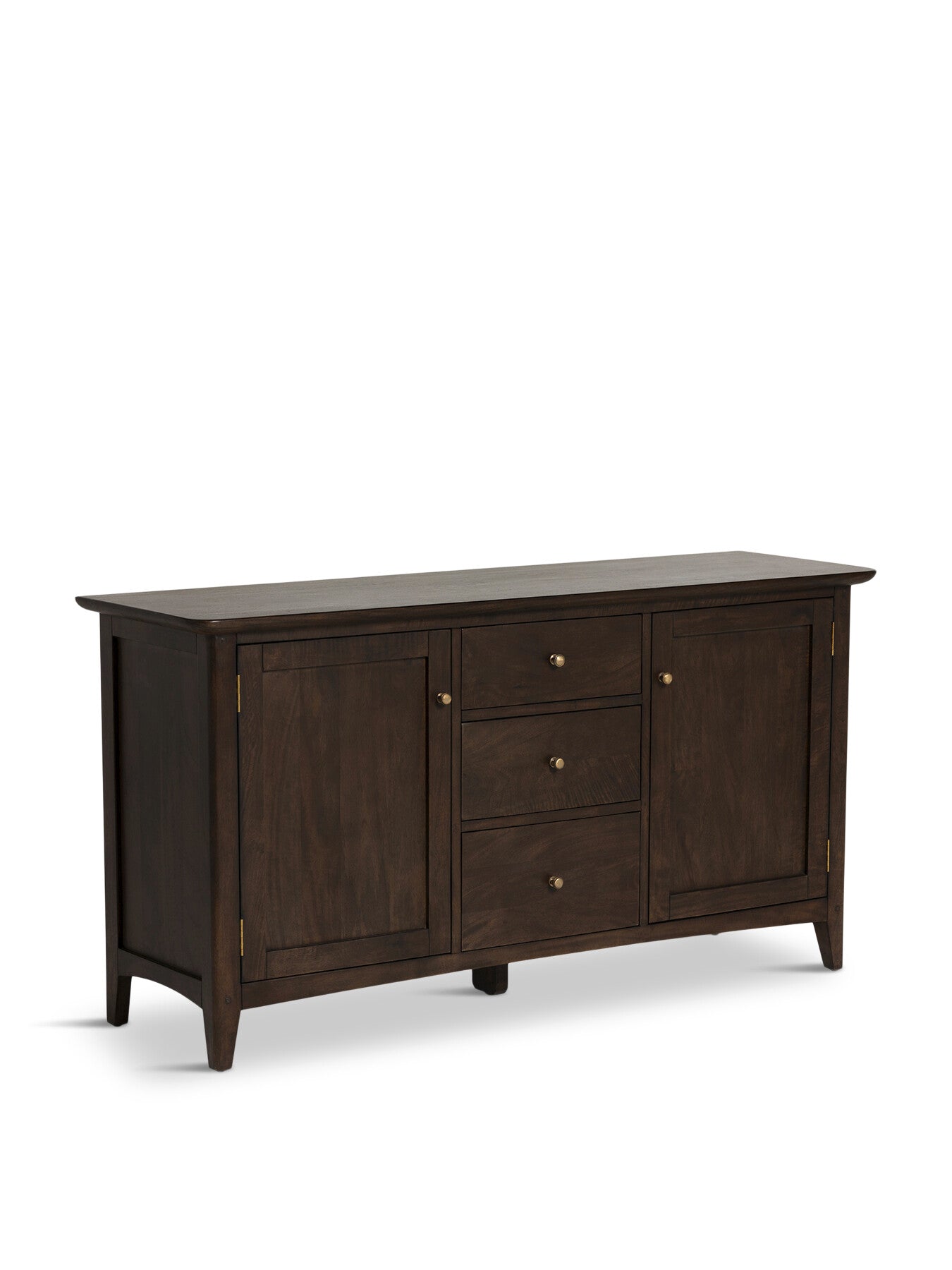 Atticus Dark Wood 2 Door 3 Drawer Sideboard