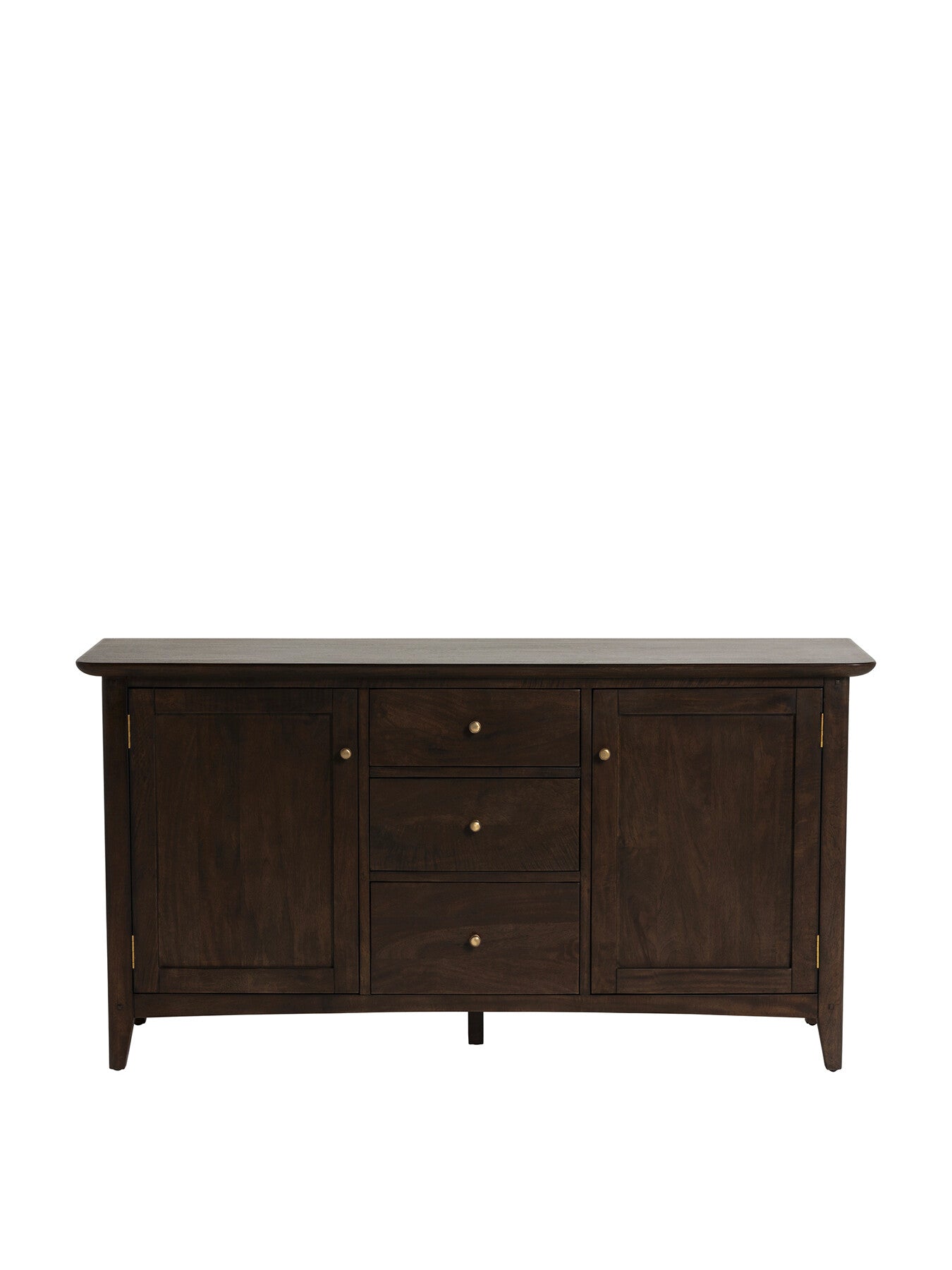 Atticus Dark Wood 2 Door 3 Drawer Sideboard
