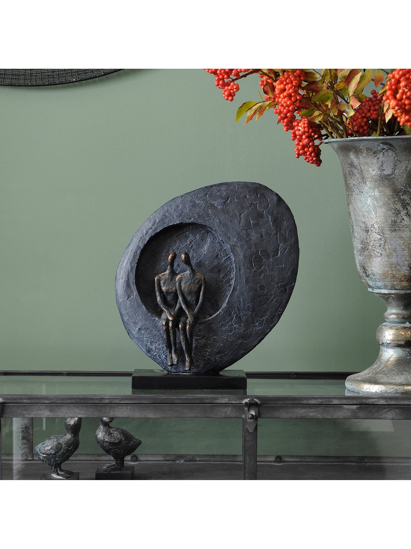 Abstract Couple Sculpture