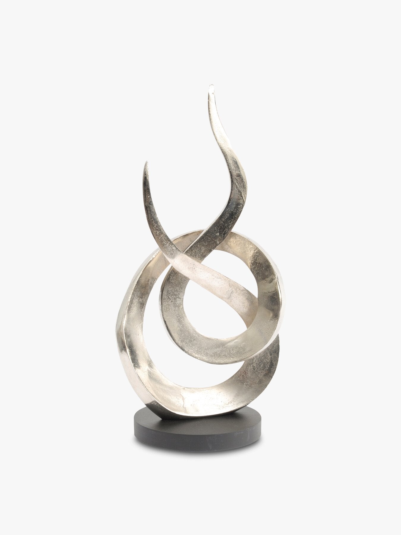 Entwined Flame Aluminium Sculpture Large