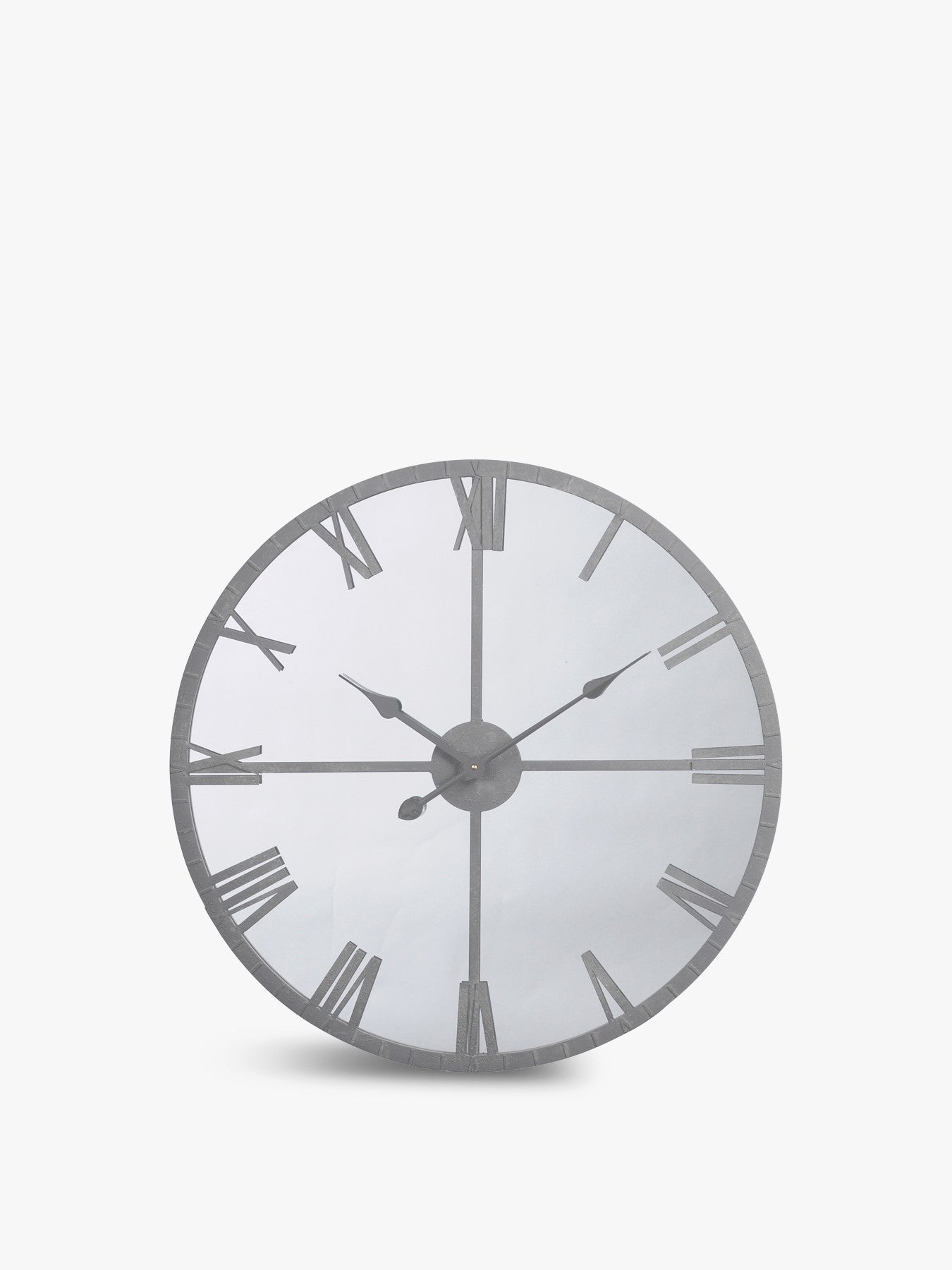Framed Mirrored Wall Clock