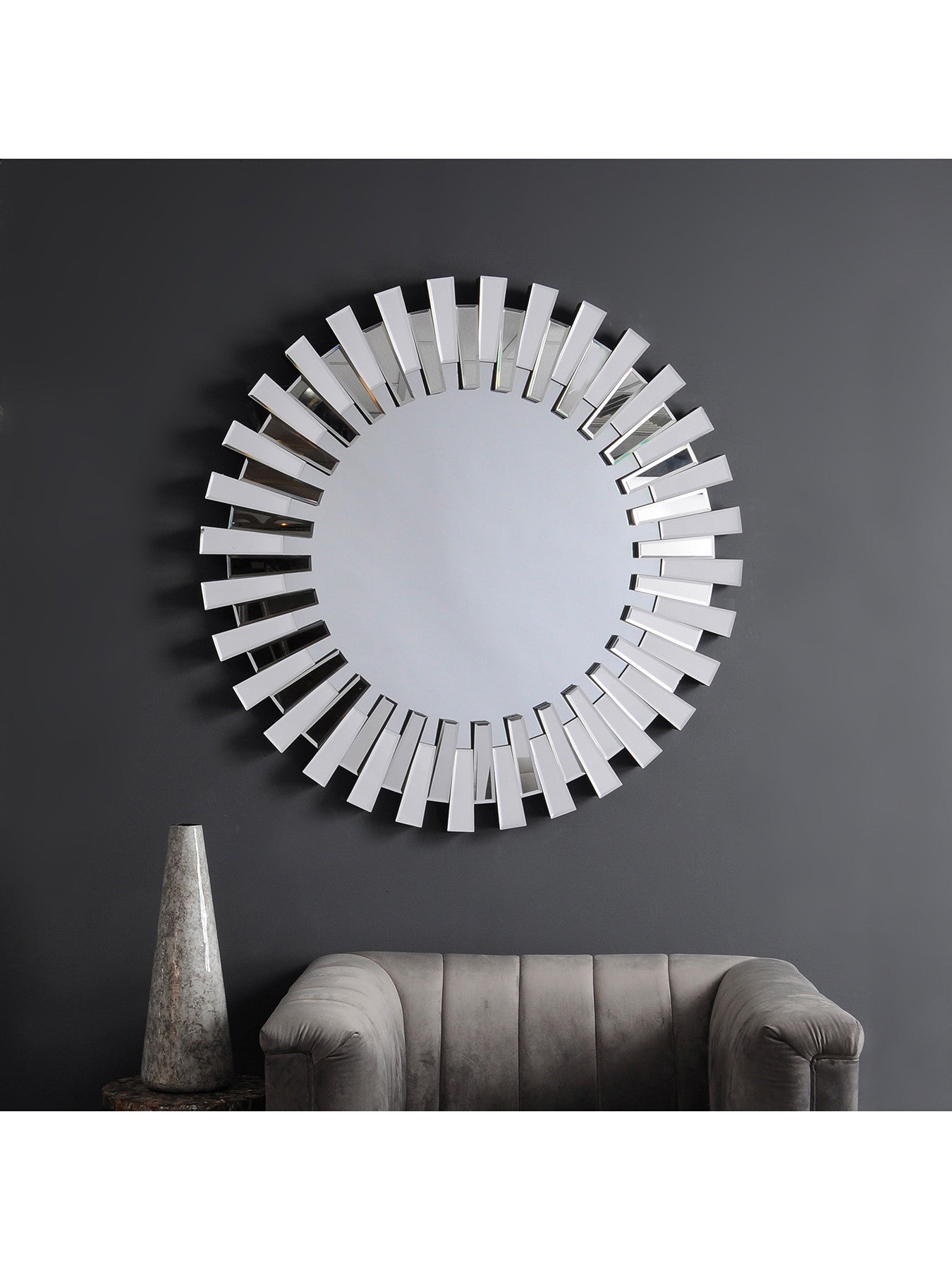 Blakely Faceted Sunflower Mirror