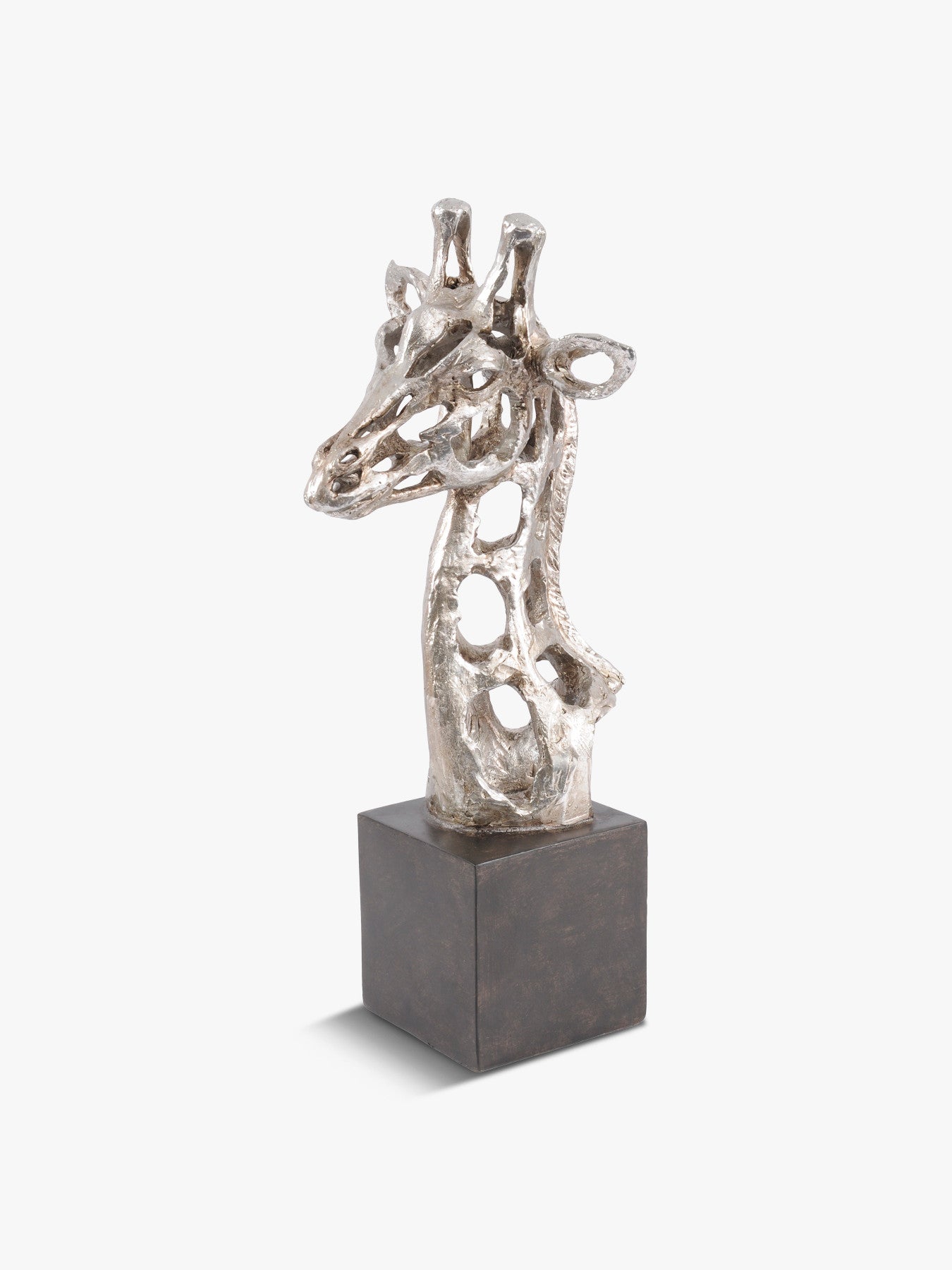 Addo Abstract Giraffe Head Sculpture in Resin